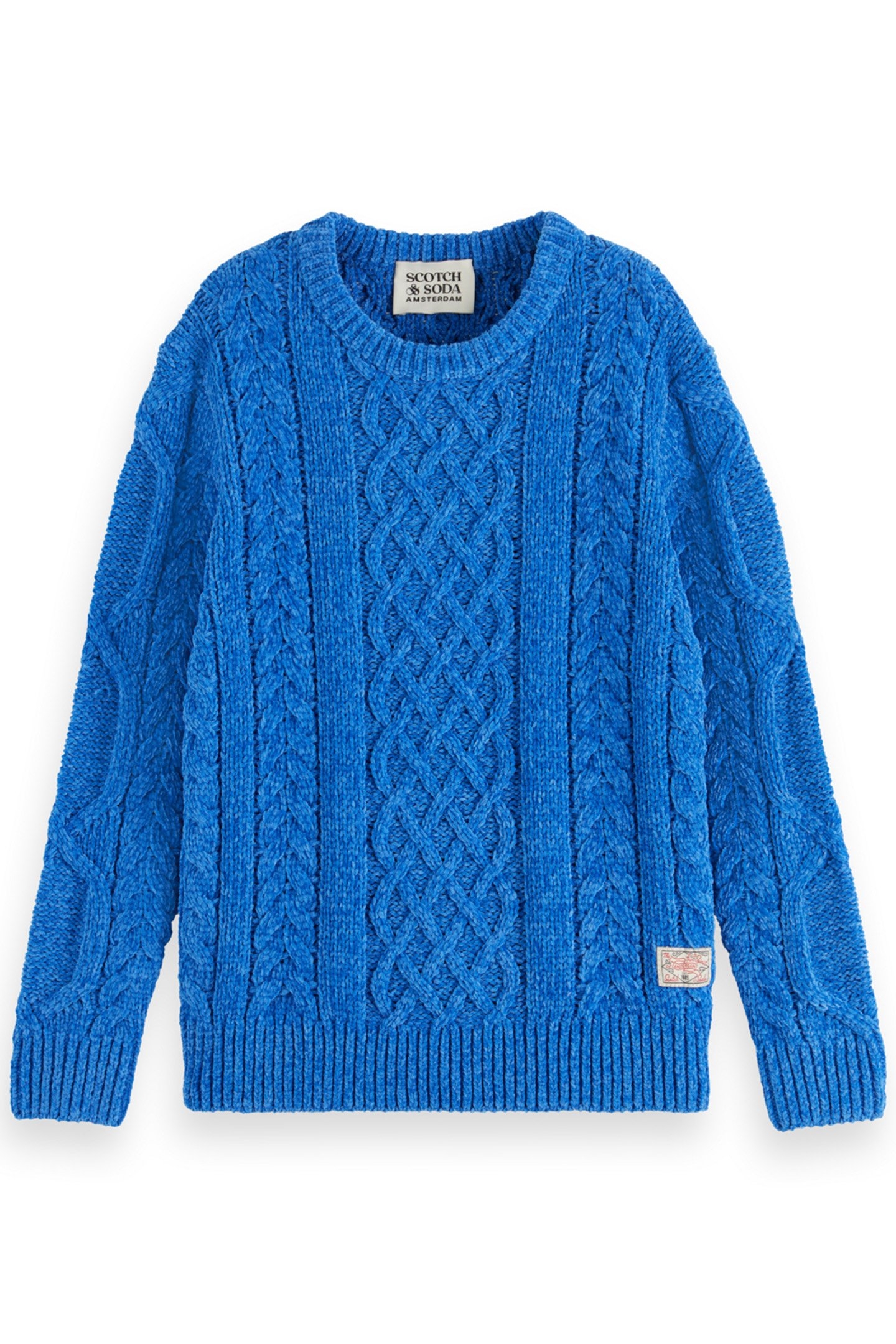 BOY CHENILLE KNIT PULLOVER BOOKCLUB BLUE 1