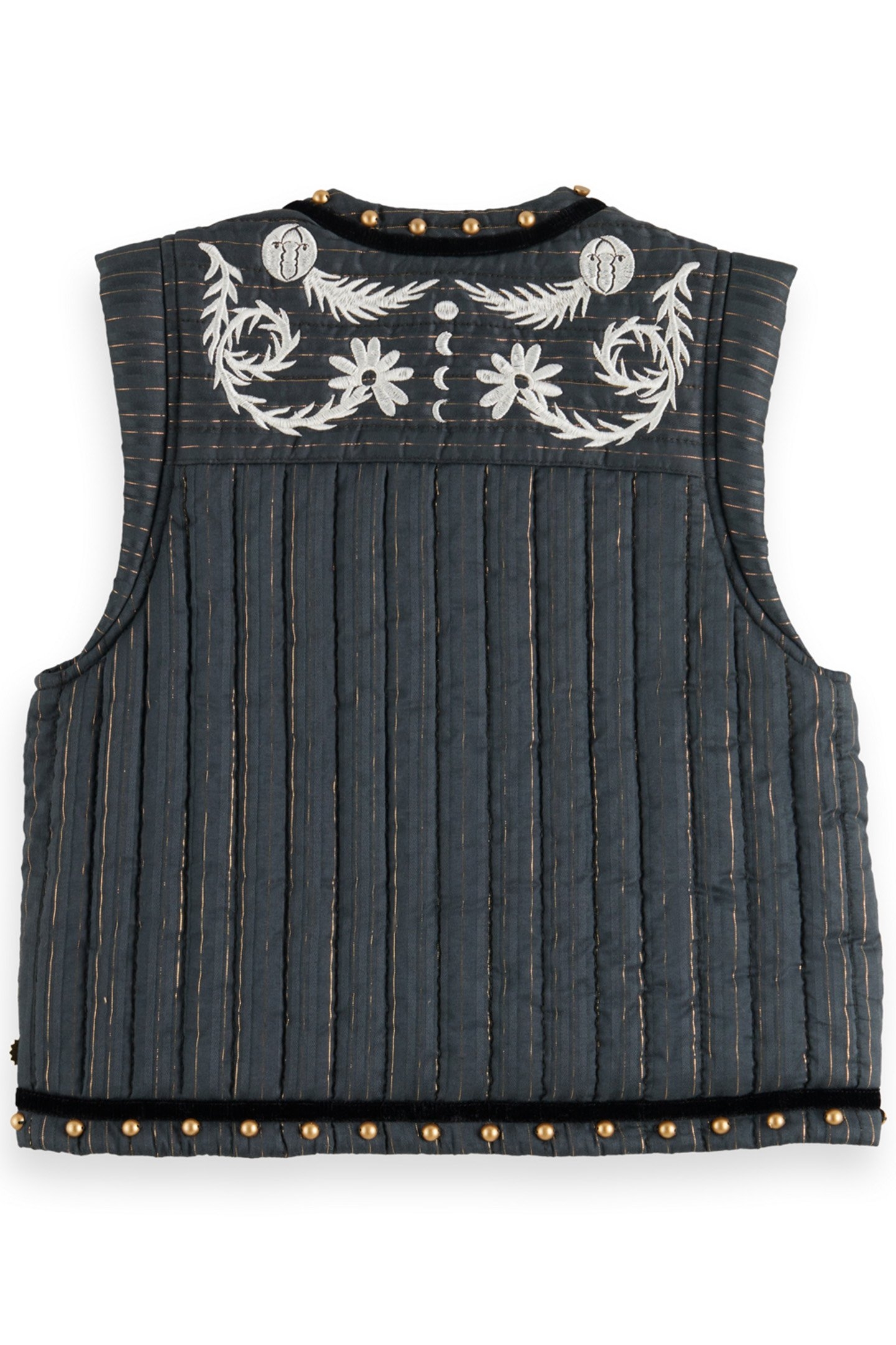GIRL MYSTIC EMBROIDERY GILET VINYL 2