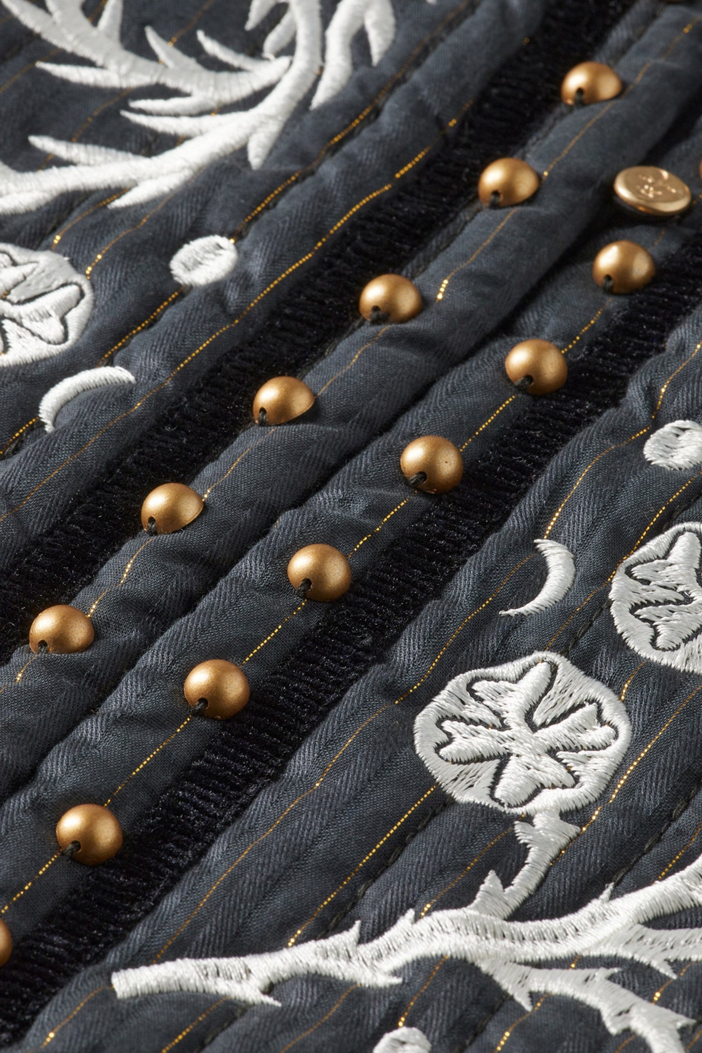 GIRL MYSTIC EMBROIDERY GILET VINYL 3