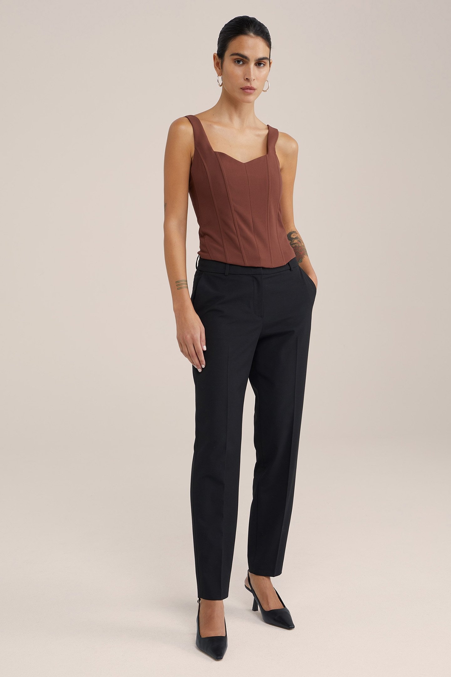 T-SHIRT RUST BROWN 3