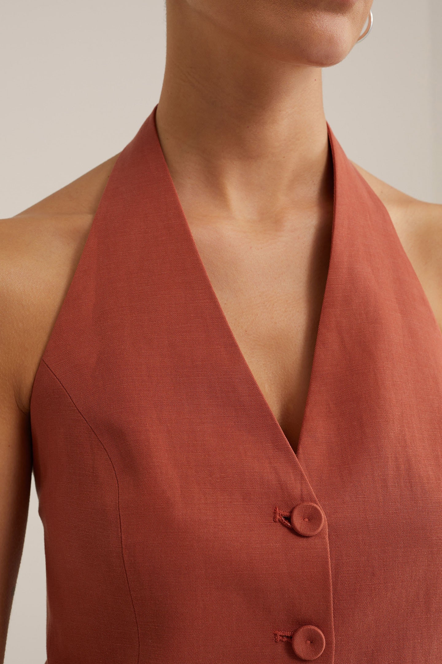 WAISTCOAT RUST BROWN 6