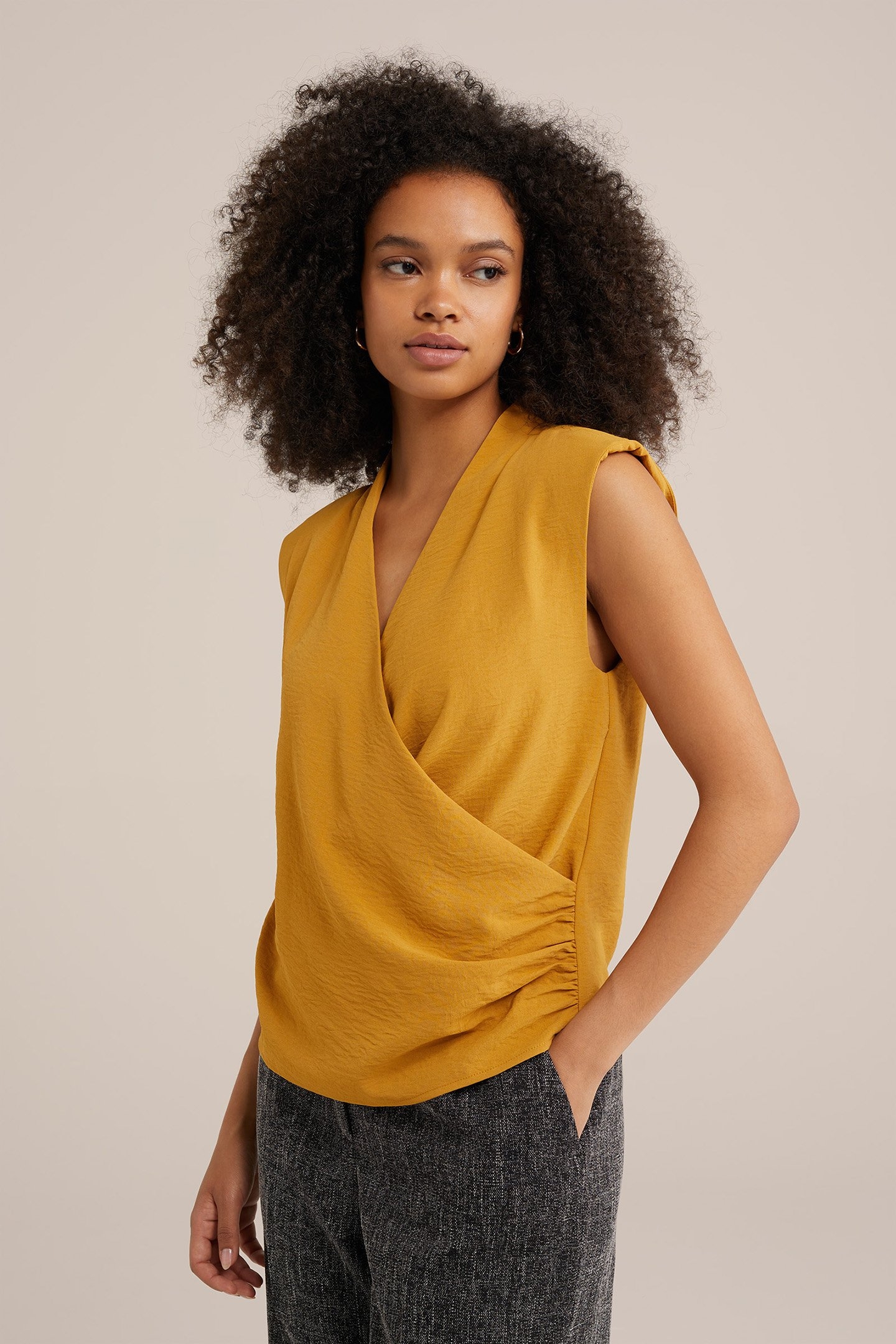 SINGLET MUSTARD YELLOW 1