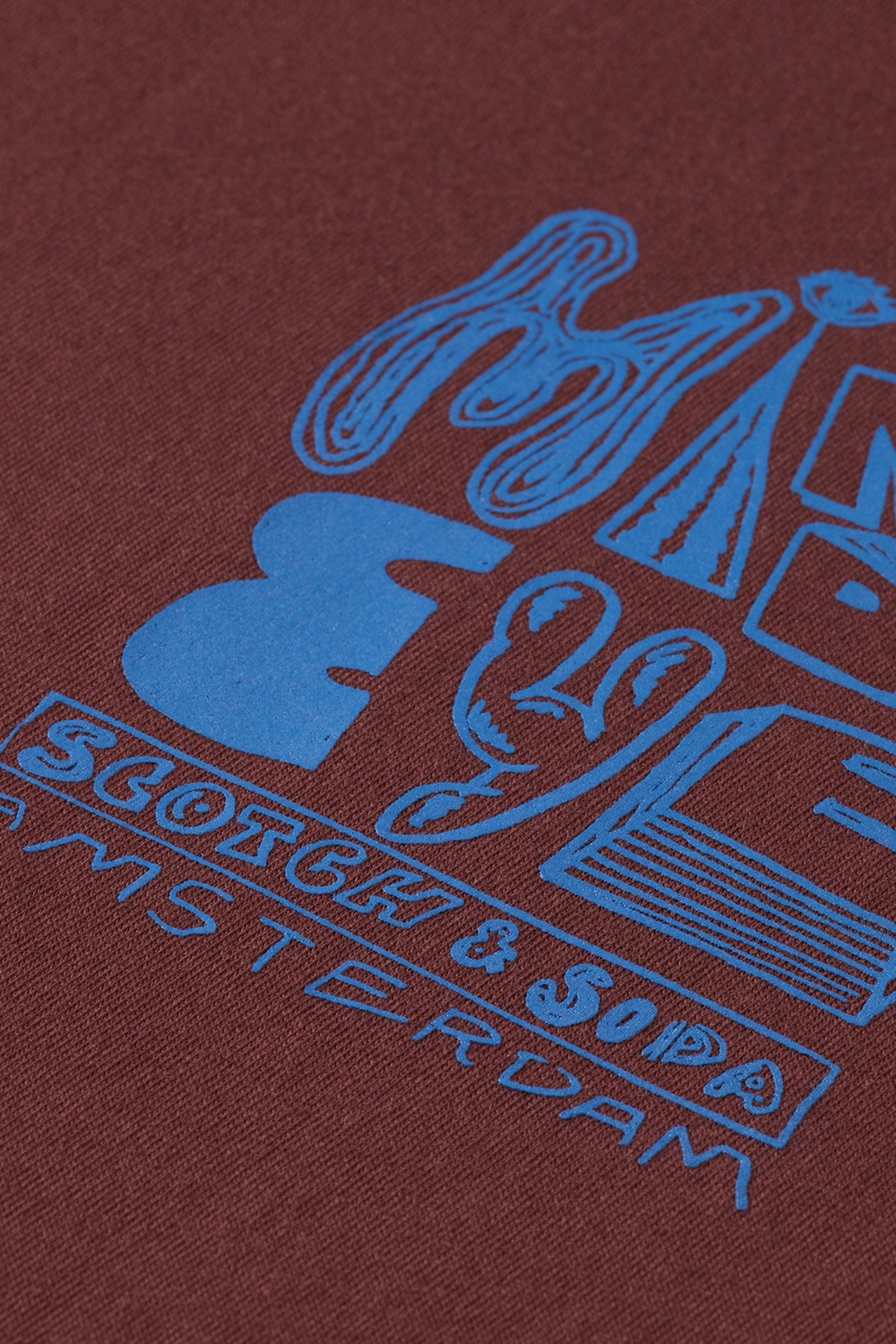 CHEST ARTWORK T-SHIRT RICH MAHOGANY 7