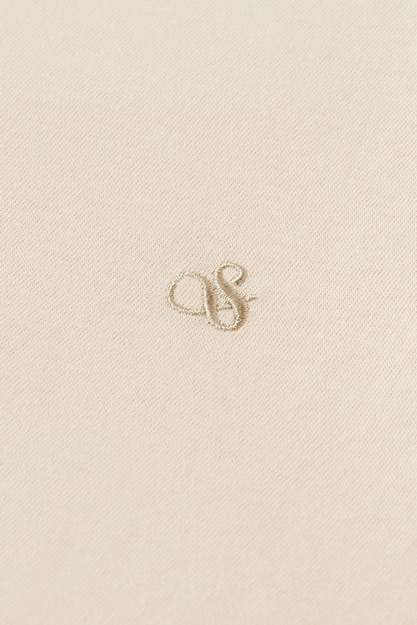 ESSENTIAL REGULAR FIT LOGO T-SHIRT PARCHMENT 7