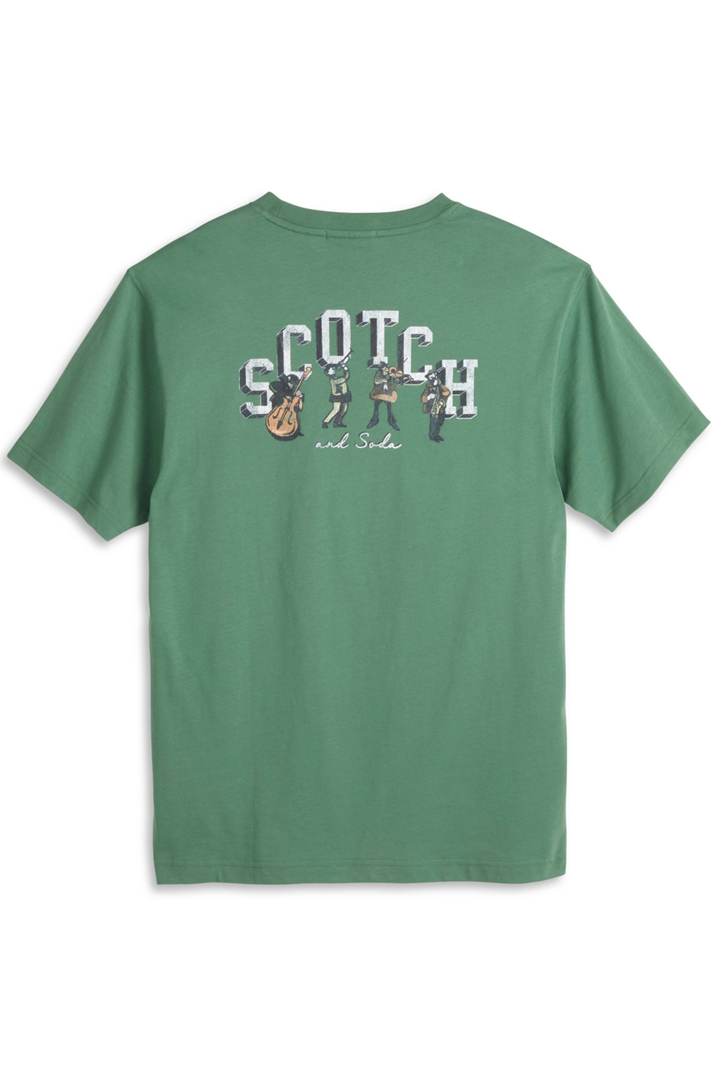 SS GRAPHIC TEE MEDIUM GREEN 2