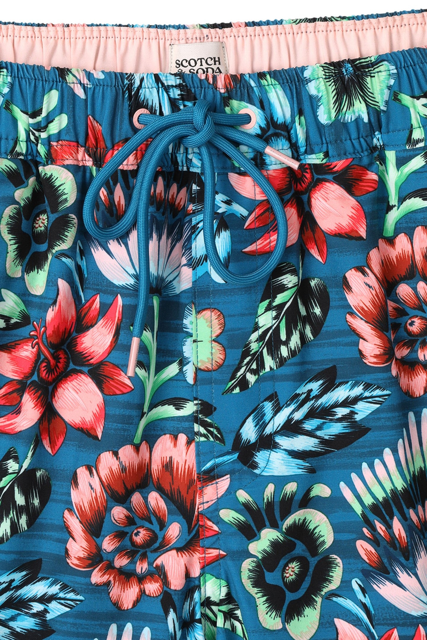 FULL BLOOM SWIM TRUNK INDUSTRIAL BLUE 4