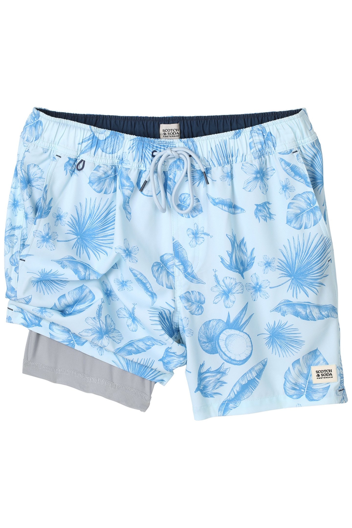 PALM ISLAND SWIM TRUNK NAVY COMBO 3