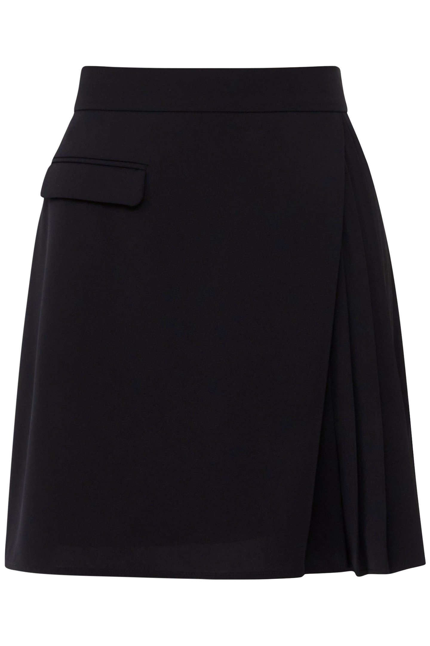 HARRIE SUITING PLEATED SKIRT BLACKOUT 4