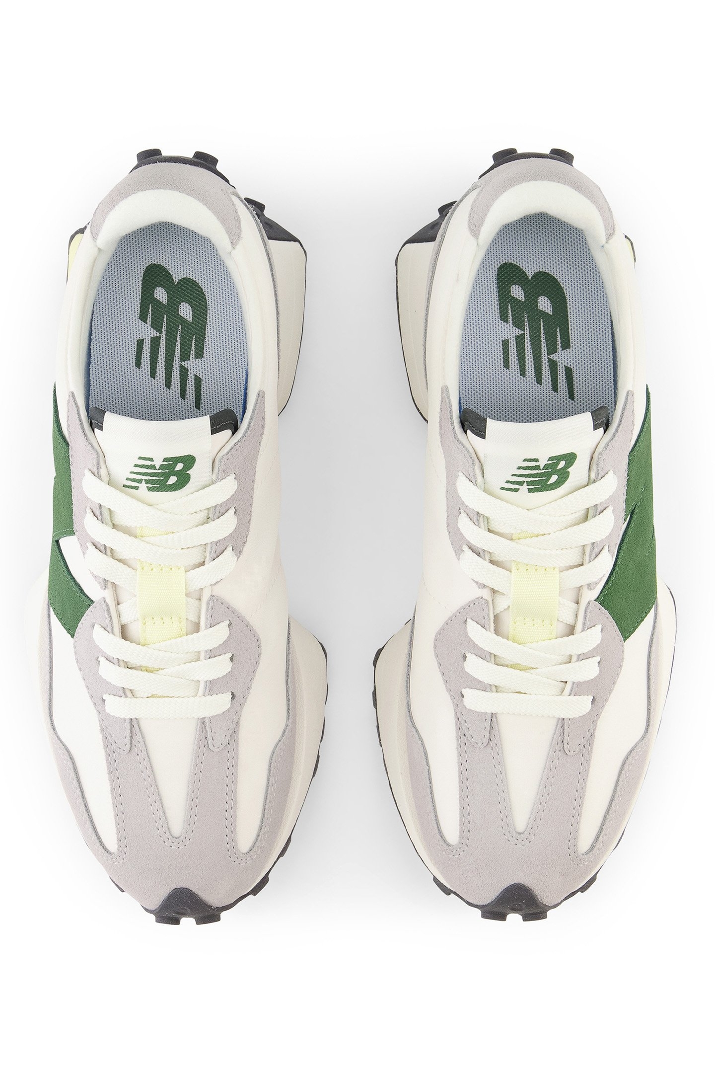WS327PU SNEAKERS IN WHITE AND GREEN 3