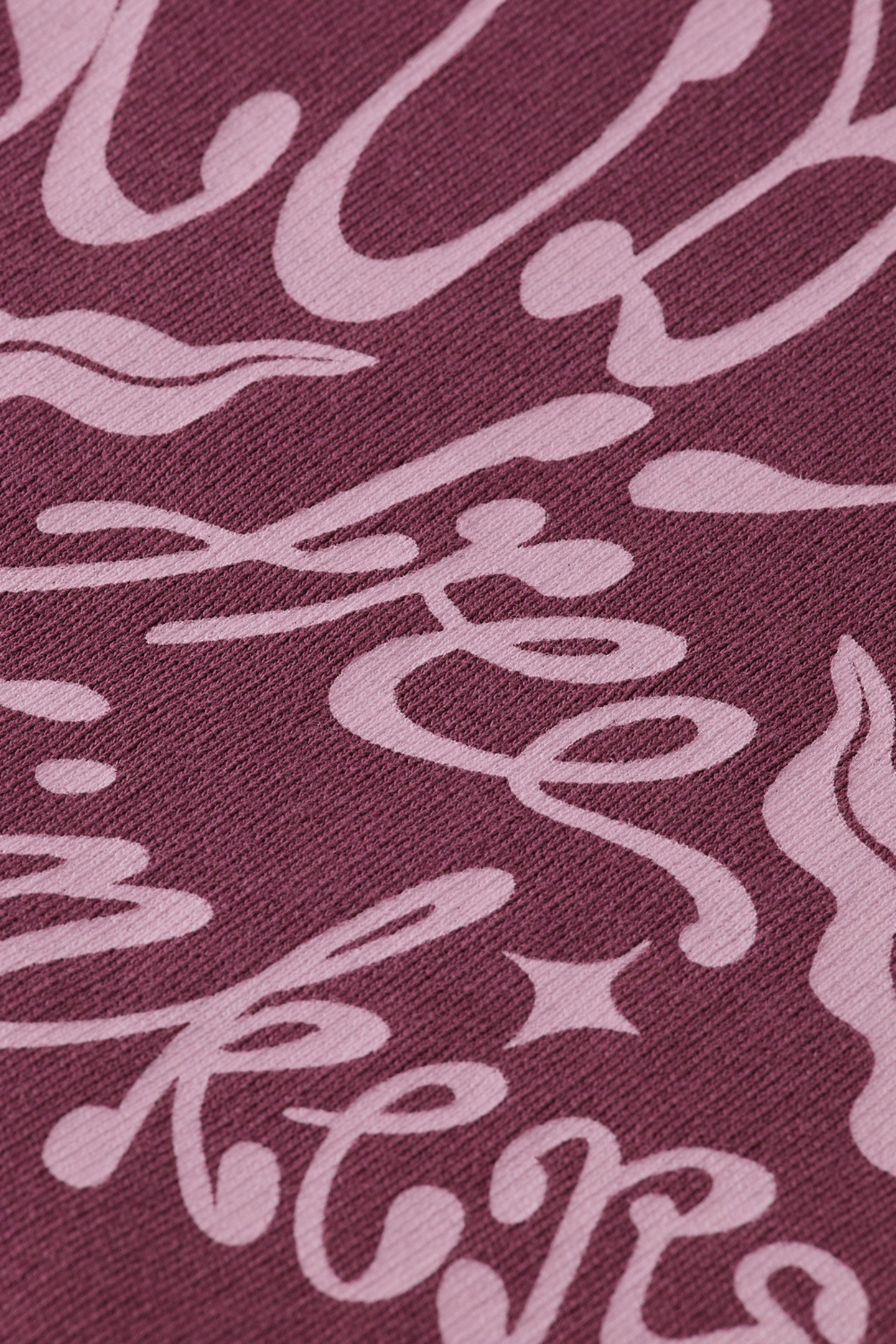 CHEST ARTWORK BOYFRIEND FIT SWEATSHIRT BERRY 3