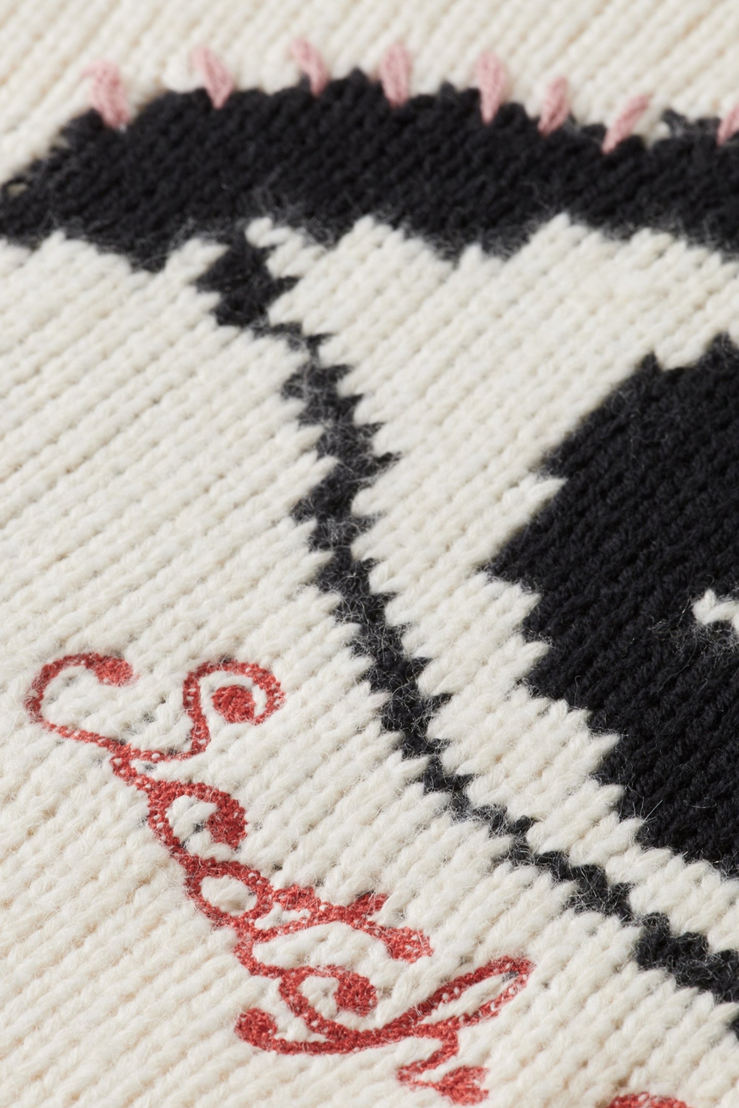 INTARSIA OVERSIZED PULLOVER SOFT ICE 8