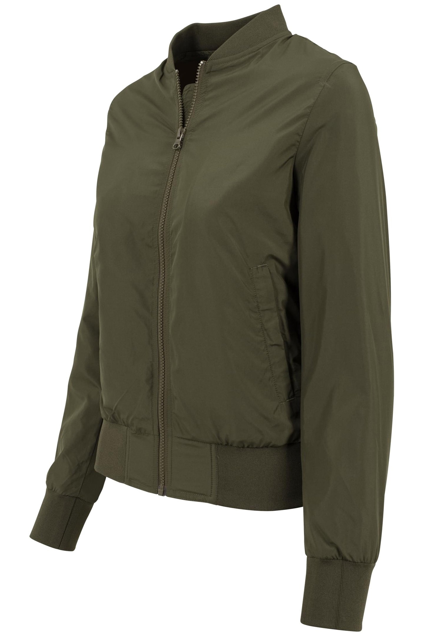 LADIES LIGHT BOMBER JACKET DARKOLIVE 3