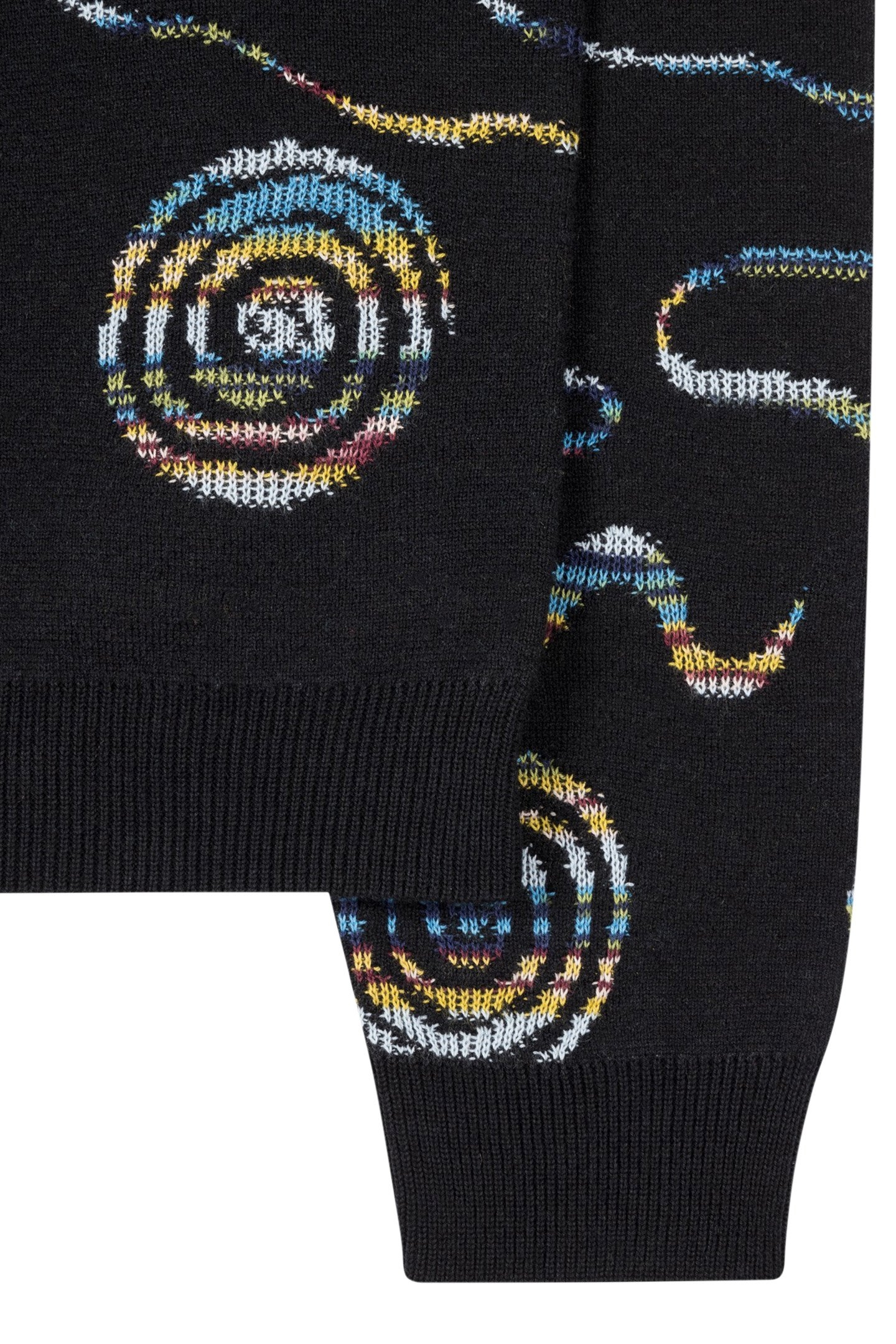 KNITTED SWEATER CREW NECK BLACK 5