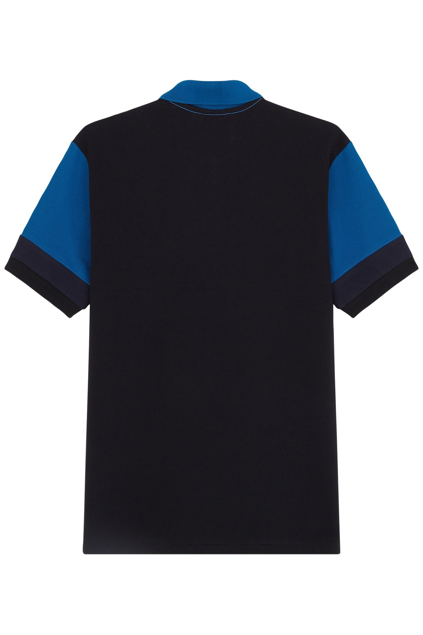 REG FIT SS POLO SHIRT ZEBRA COBALT BLUE 2