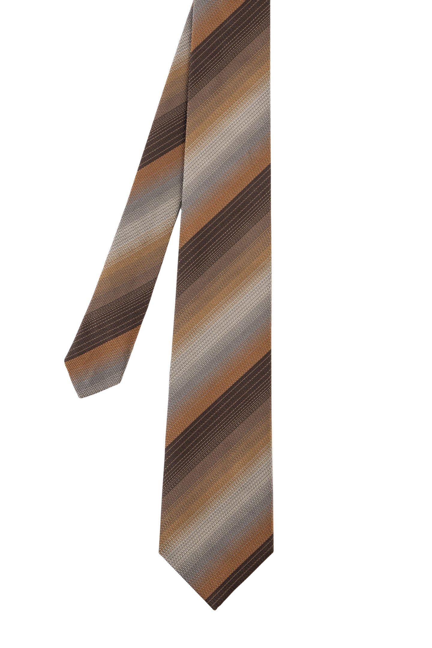 MEN TIE OMBRE STRIPE MILITARY GREEN 1