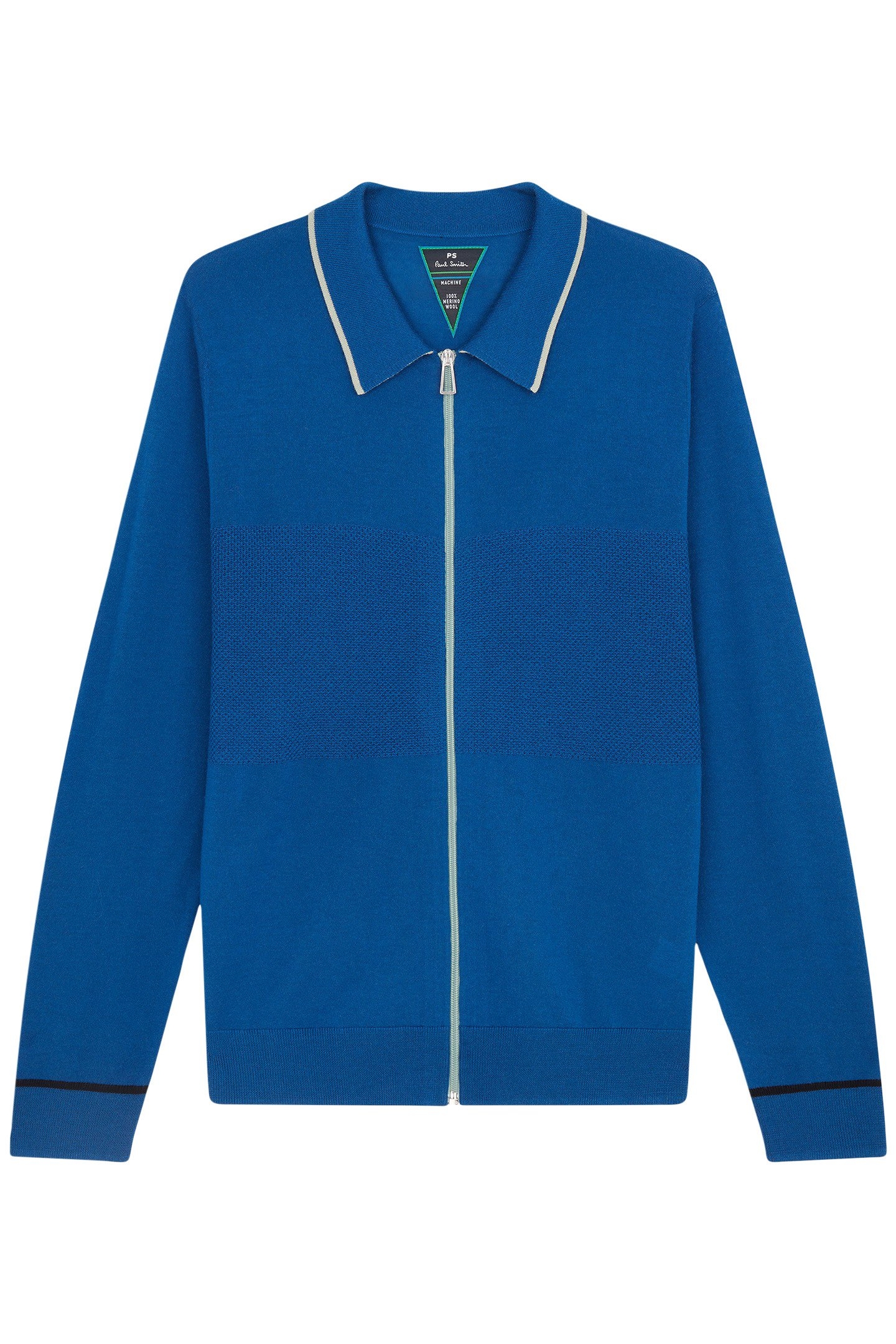 CARDIGAN ZIP THRU COBALT BLUE 4