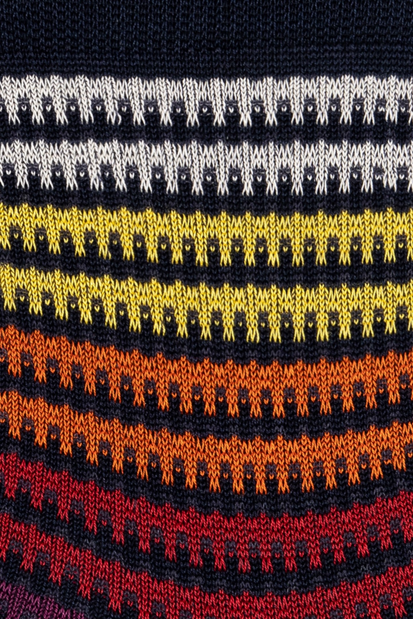 SOCK CARLA STRIPE NAVY 3