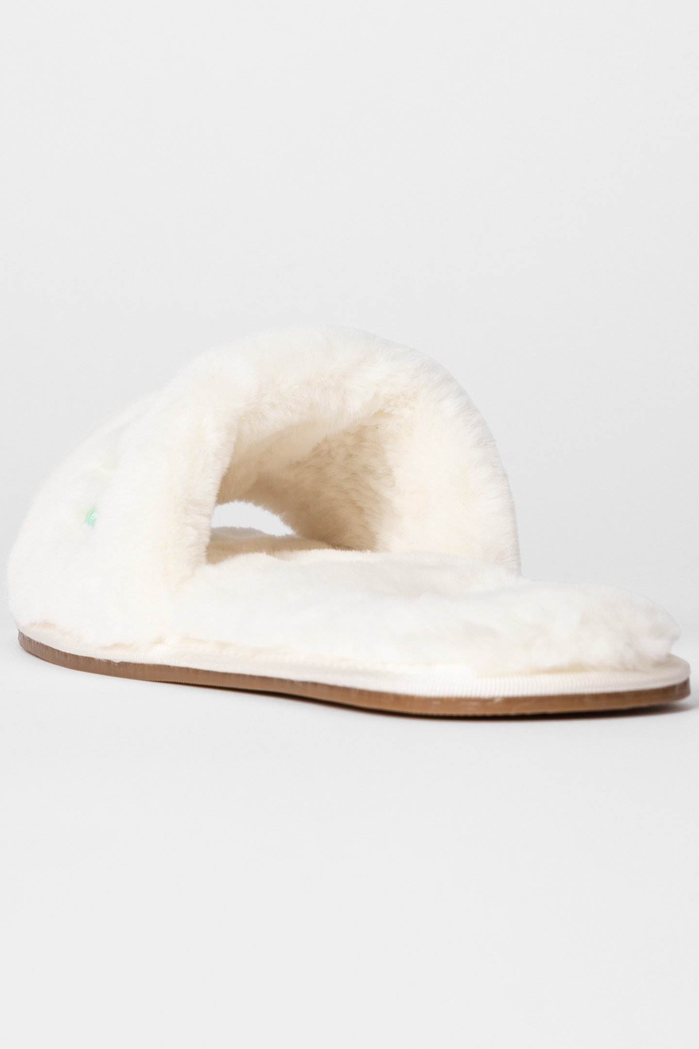 WOMENS SHOE JUNIPER CREAM FAUX SHEARLING 4