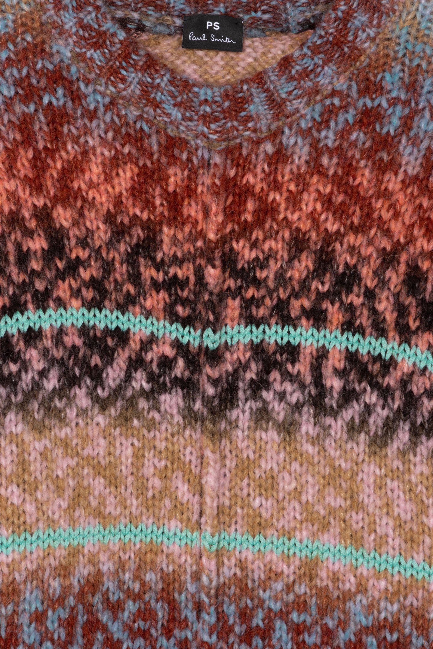 KNITTED SWEATER CREW NECK POWDER PINK 6