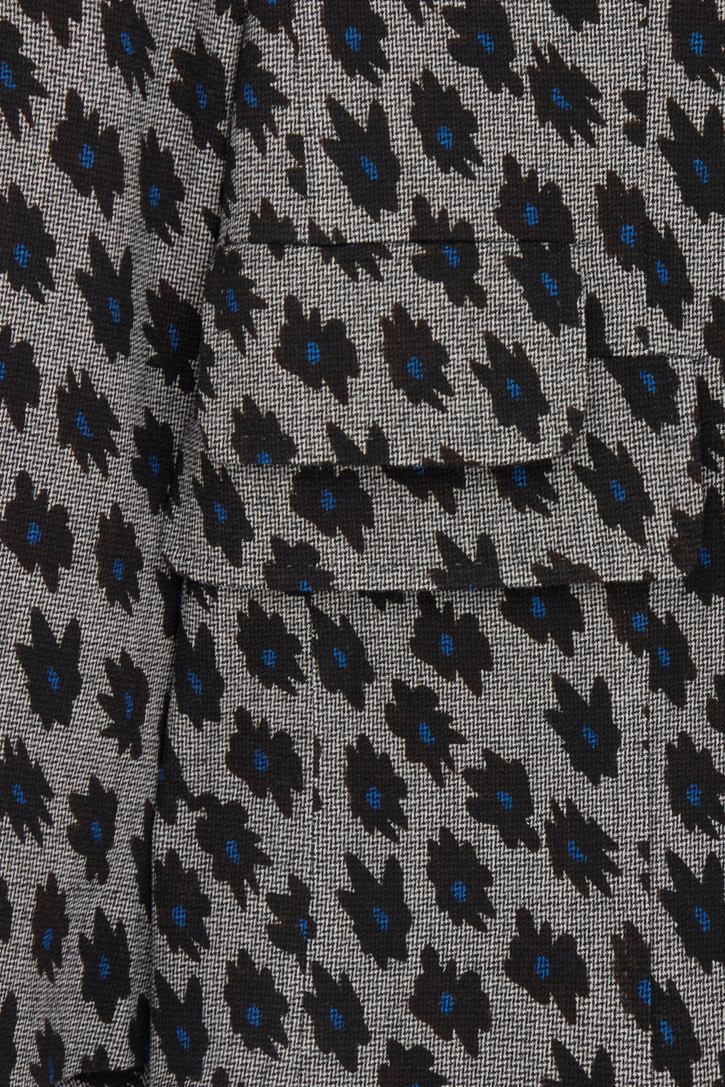 2 BUTTON JACKET BLACK MELANGE 4