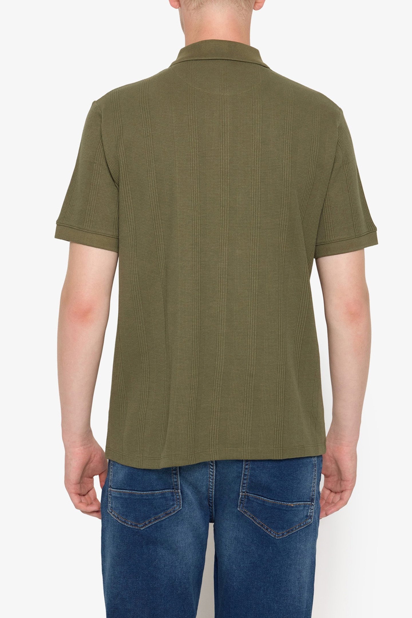 OLAUSI STRUCTURED POLO CYPRESS GREEN 2