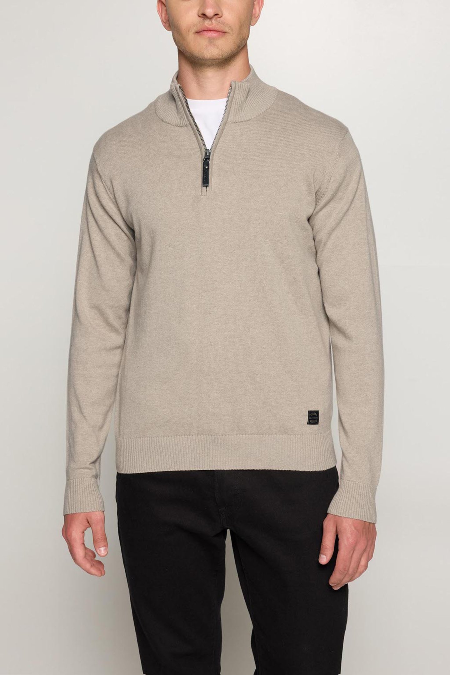 KLAUSSI HALFZIP + STRAW BEIGE MEL 1