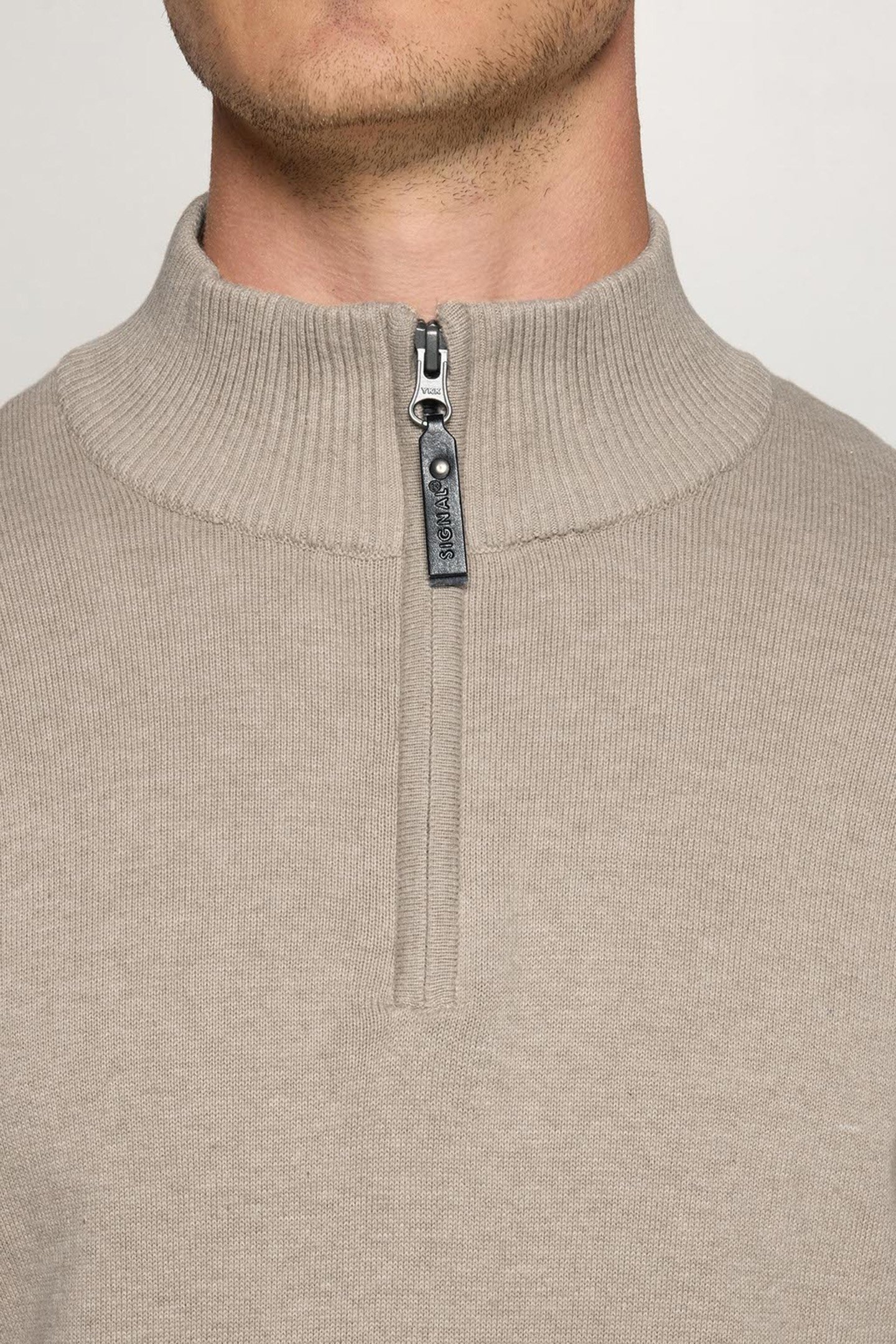 KLAUSSI HALFZIP + STRAW BEIGE MEL 6