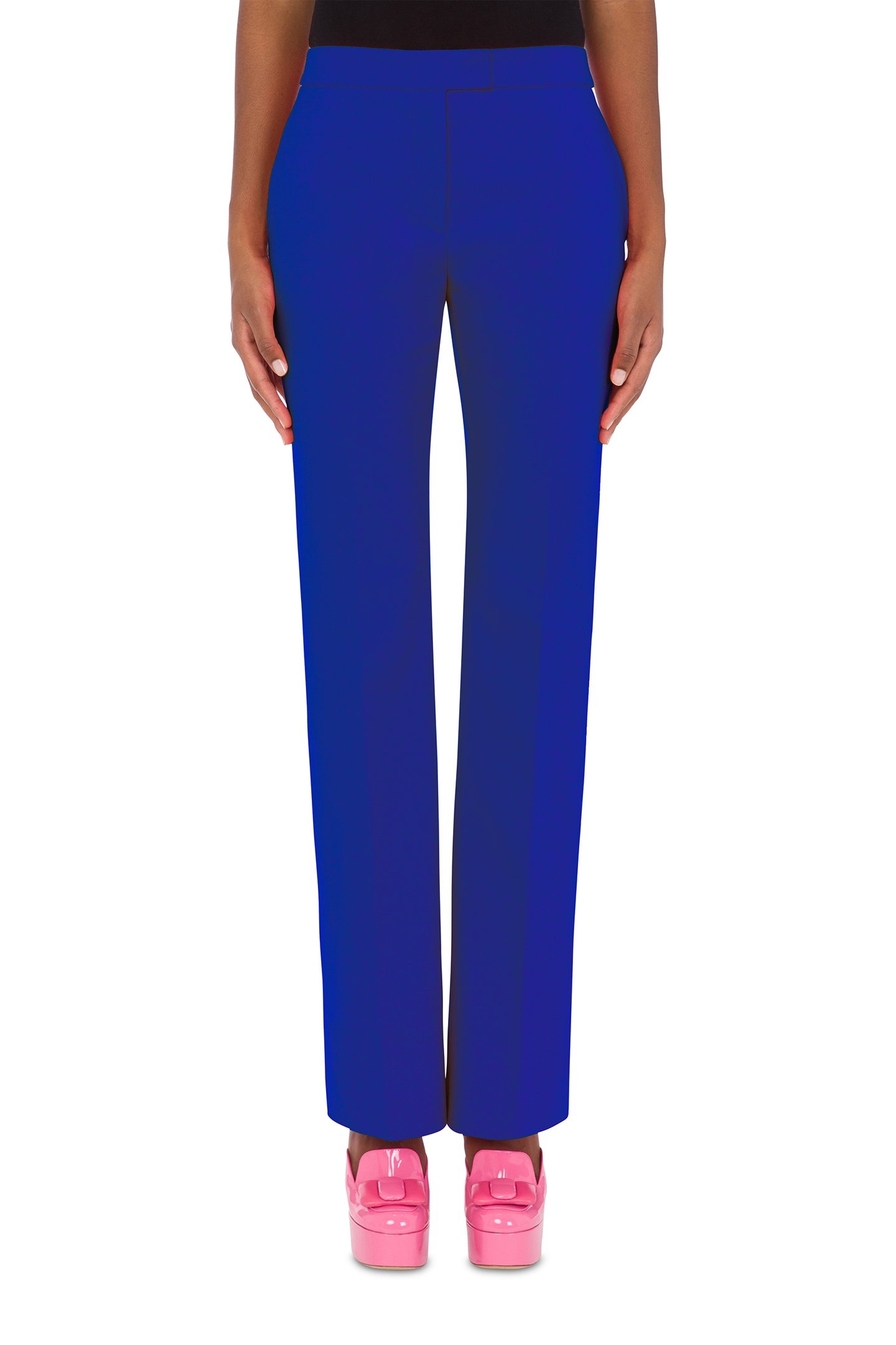 60'S STRETCH CANVAS TROUSERS BLUE 1