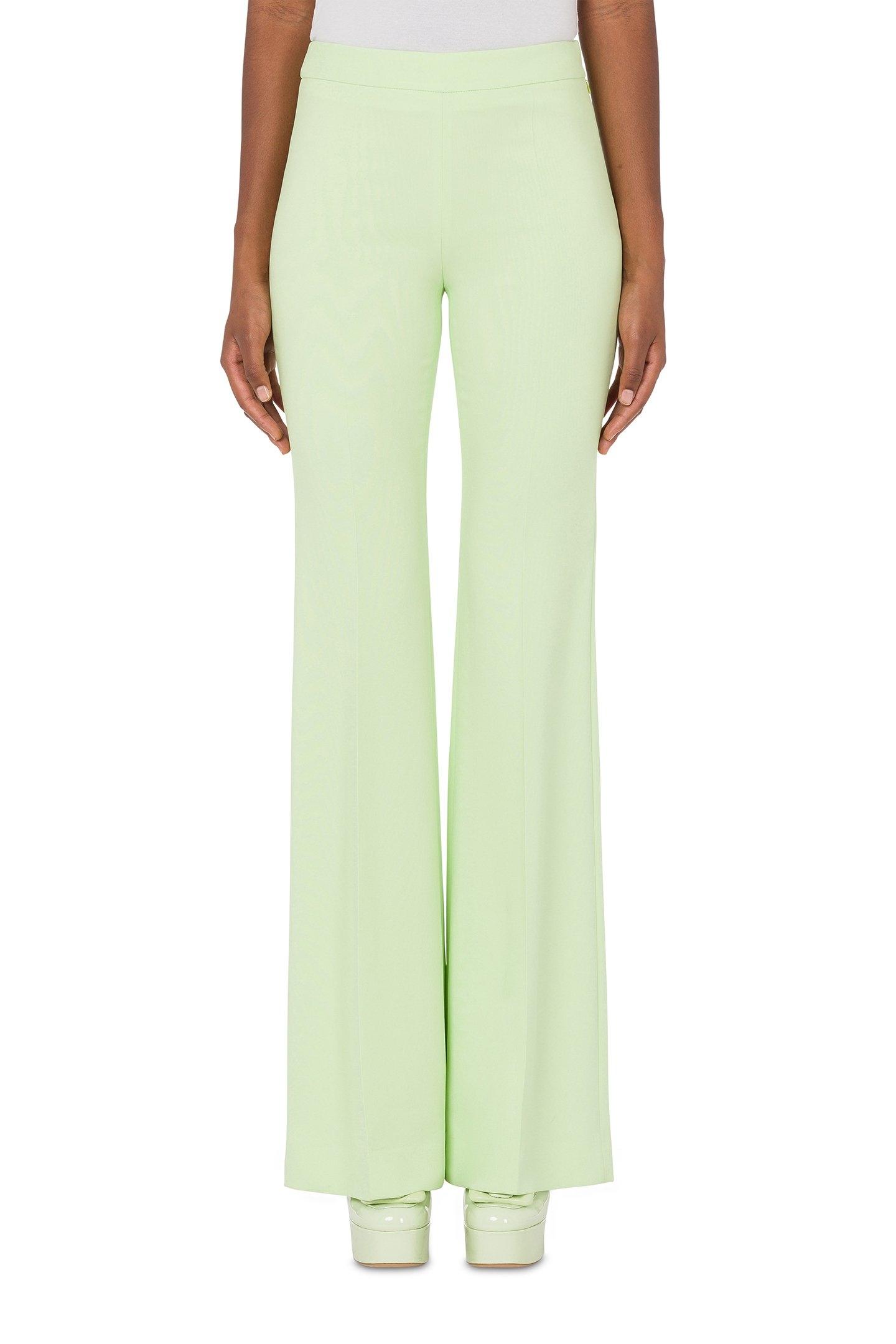60'S CADY FLARED TROUSERS GREEN 1