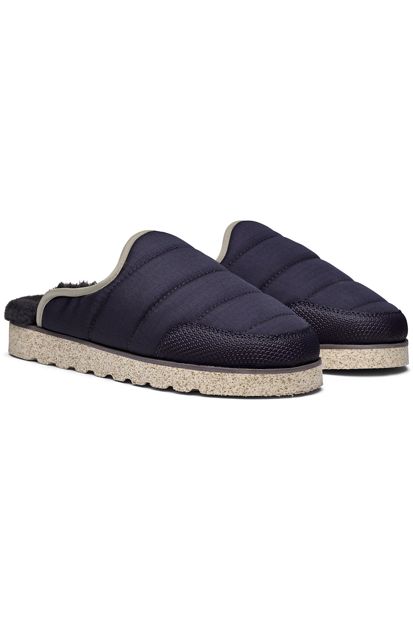 INDOOR SLIPPER NAVY/SAND 2