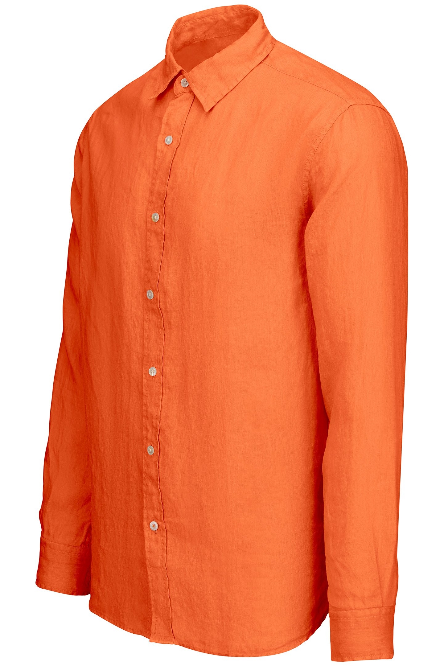 AMALFI LINEN SHIRT ARANCIA 3