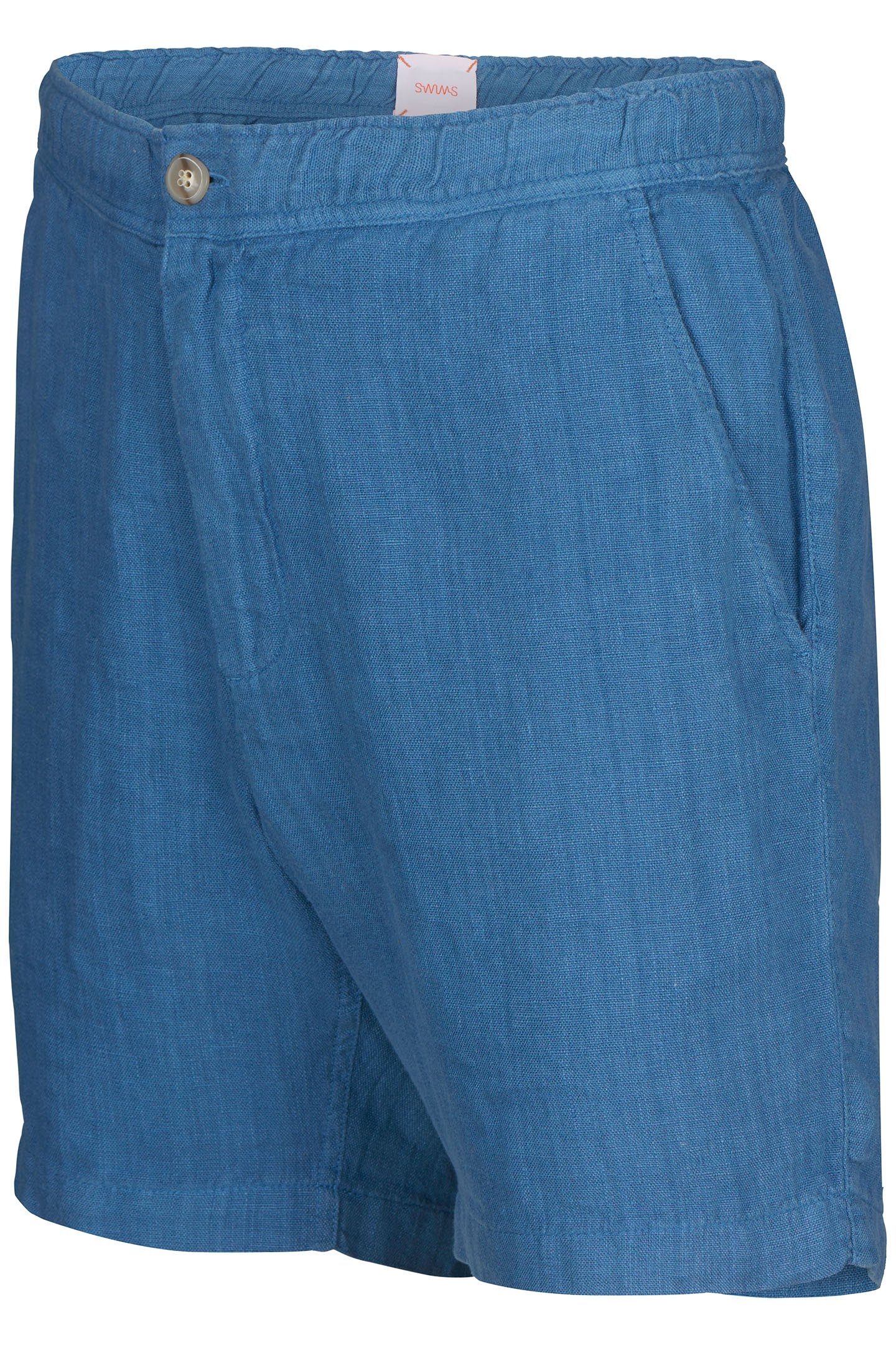 AMALFI LINEN SHORT SLATE BLUE 3