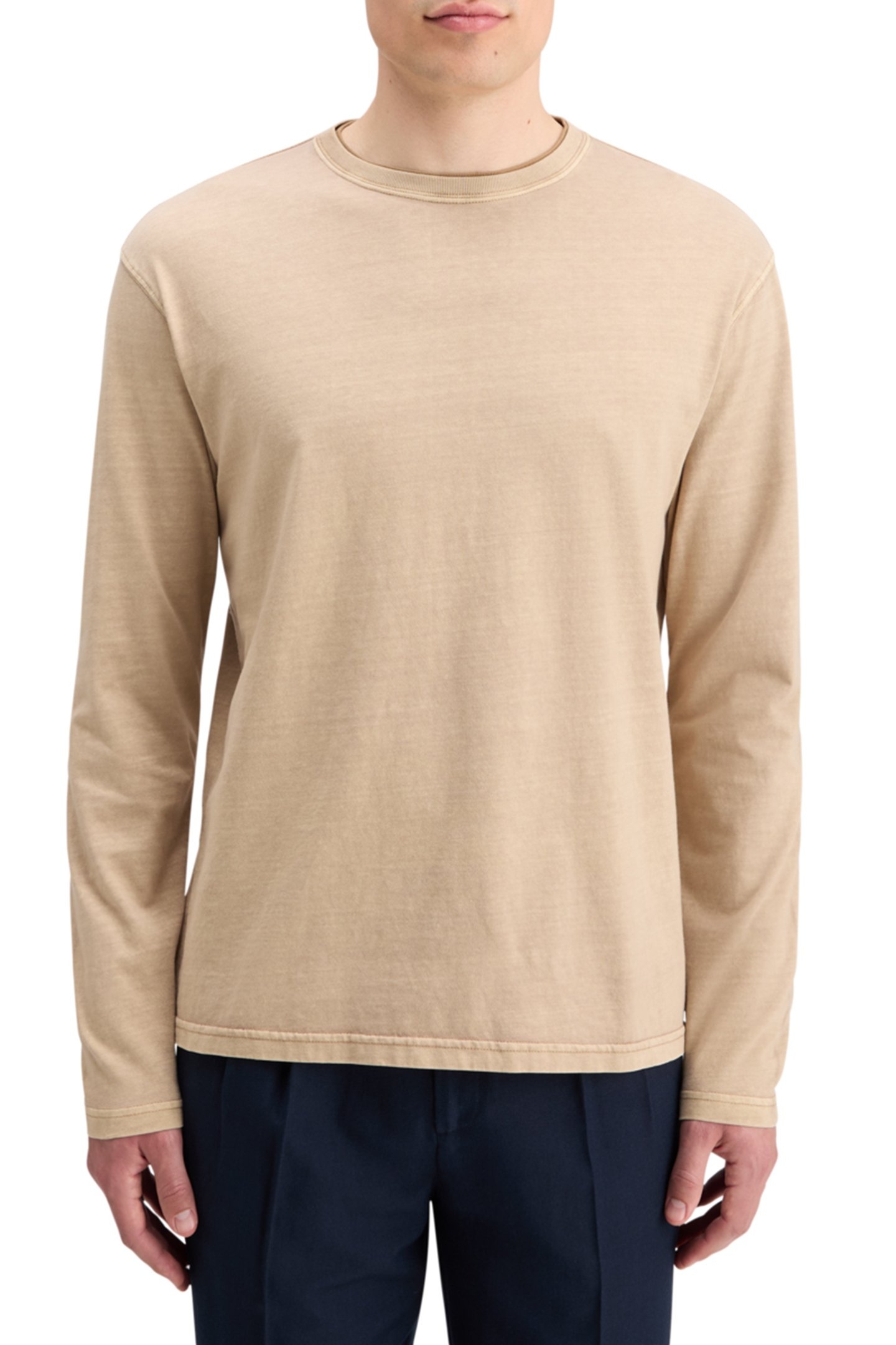 3 CROSSES PROGRAM RELAXED FIT T-SHIRT LS MOCHA 1