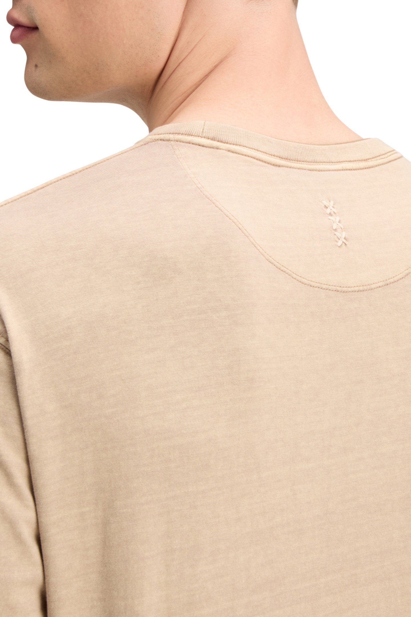 3 CROSSES PROGRAM RELAXED FIT T-SHIRT LS MOCHA 8