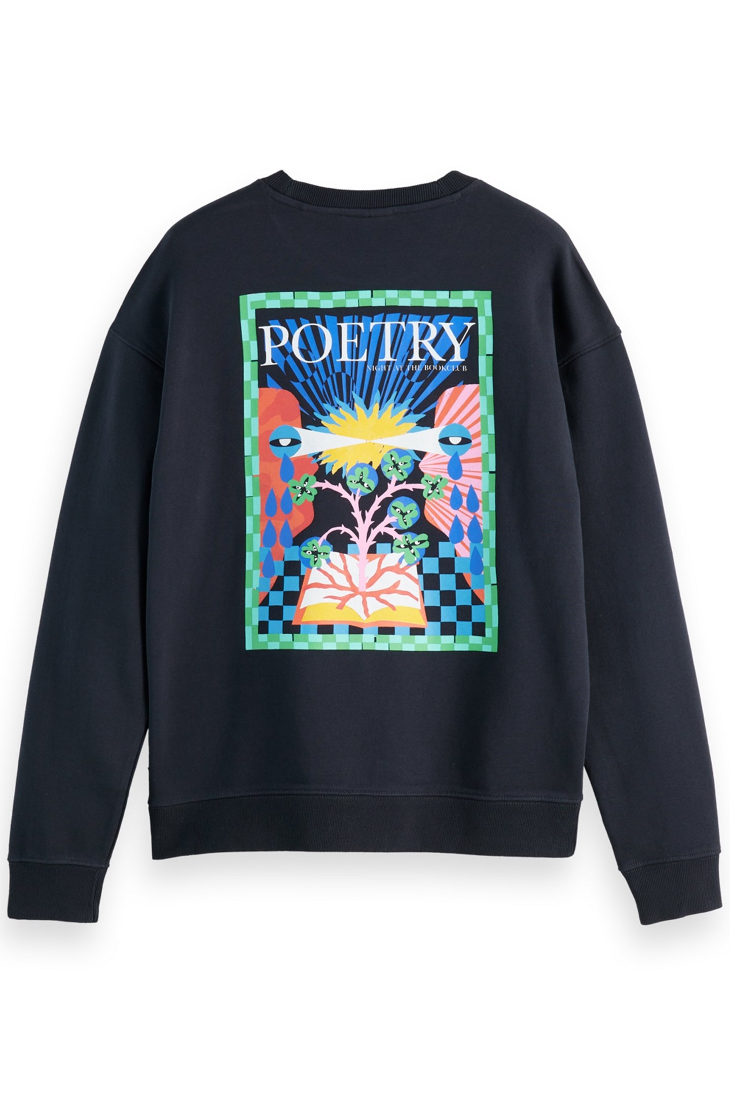 FRONT BACK ARTWORK SWEATSHIRT BLACK 5