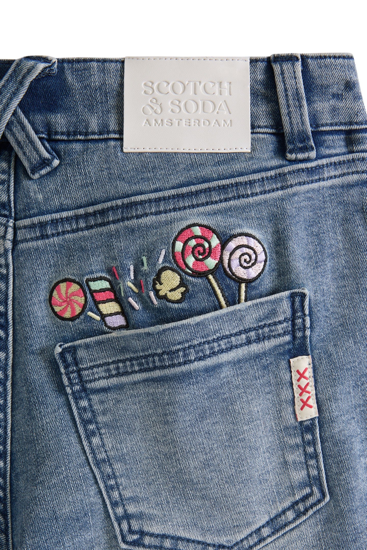 GIRLS S&S DENIM SHORT GALCIER ICE 4