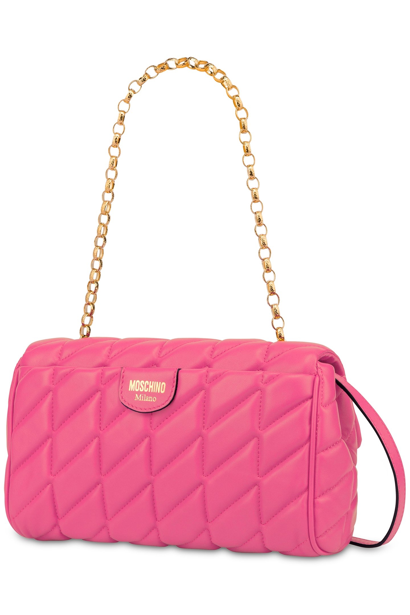 DOUBLE SMILEY® QUILTED SHOULDER BAG PURPLE 2