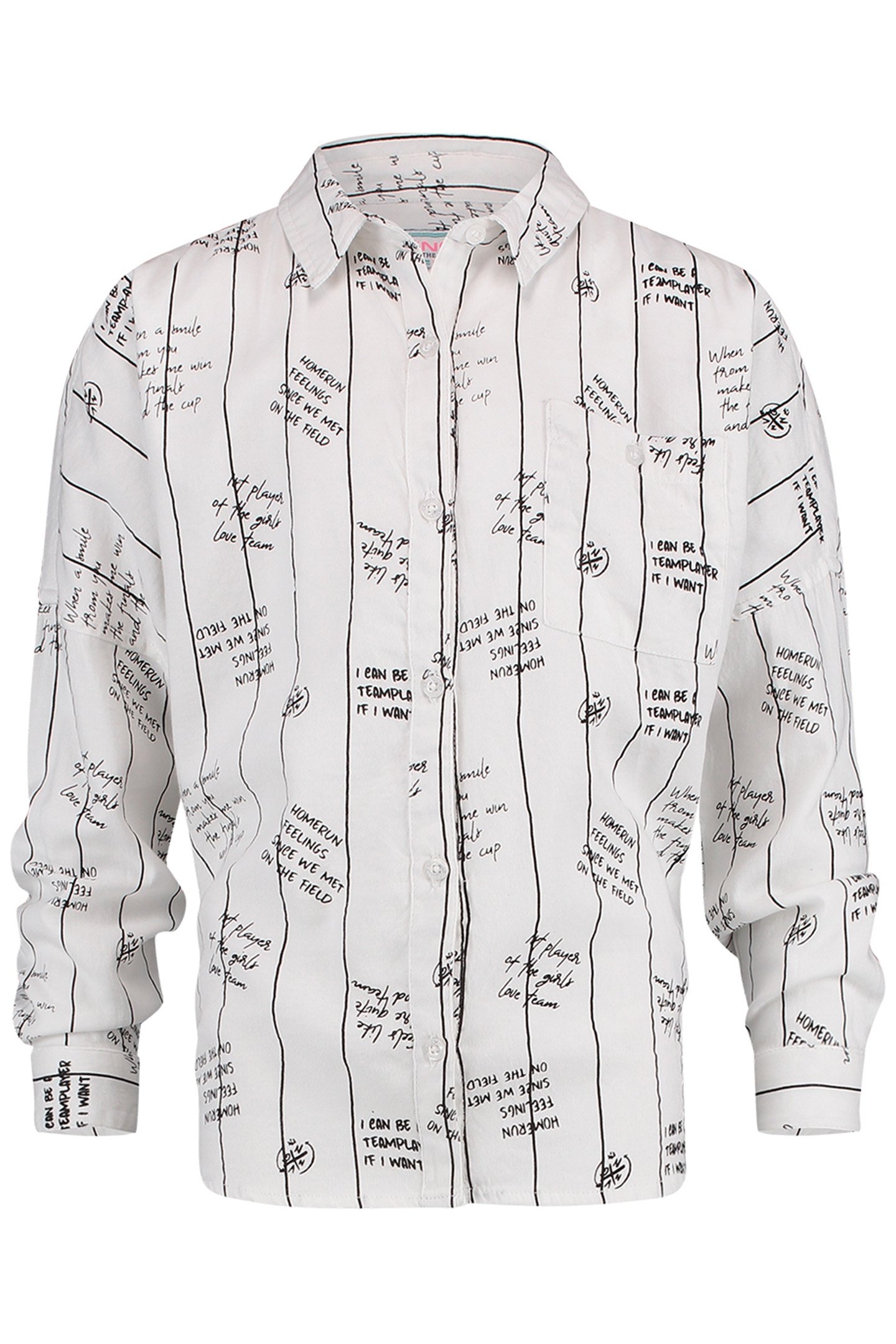 GIRL'S LOURY BLOUSE REAL WHITE 1