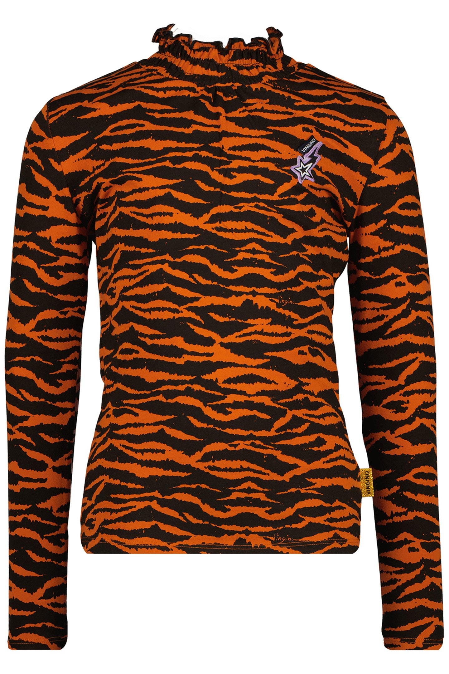 GIRL'S JOTTA T-SHIRT BROWN RUST 1