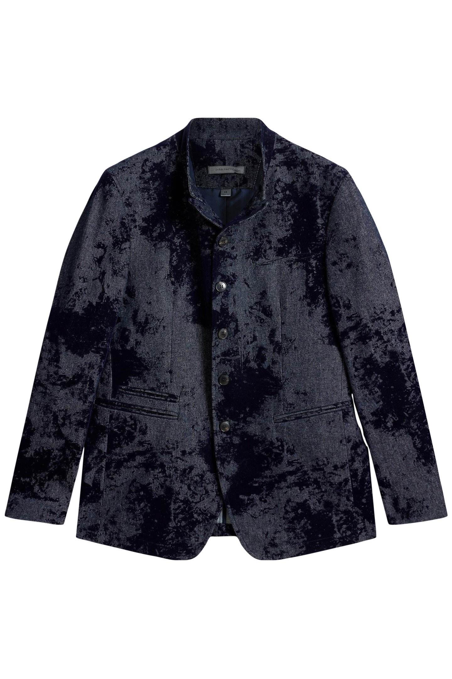 SLIM FIT SINGLE BREASTED CUT-AWAY JACKET INK BLUE 2
