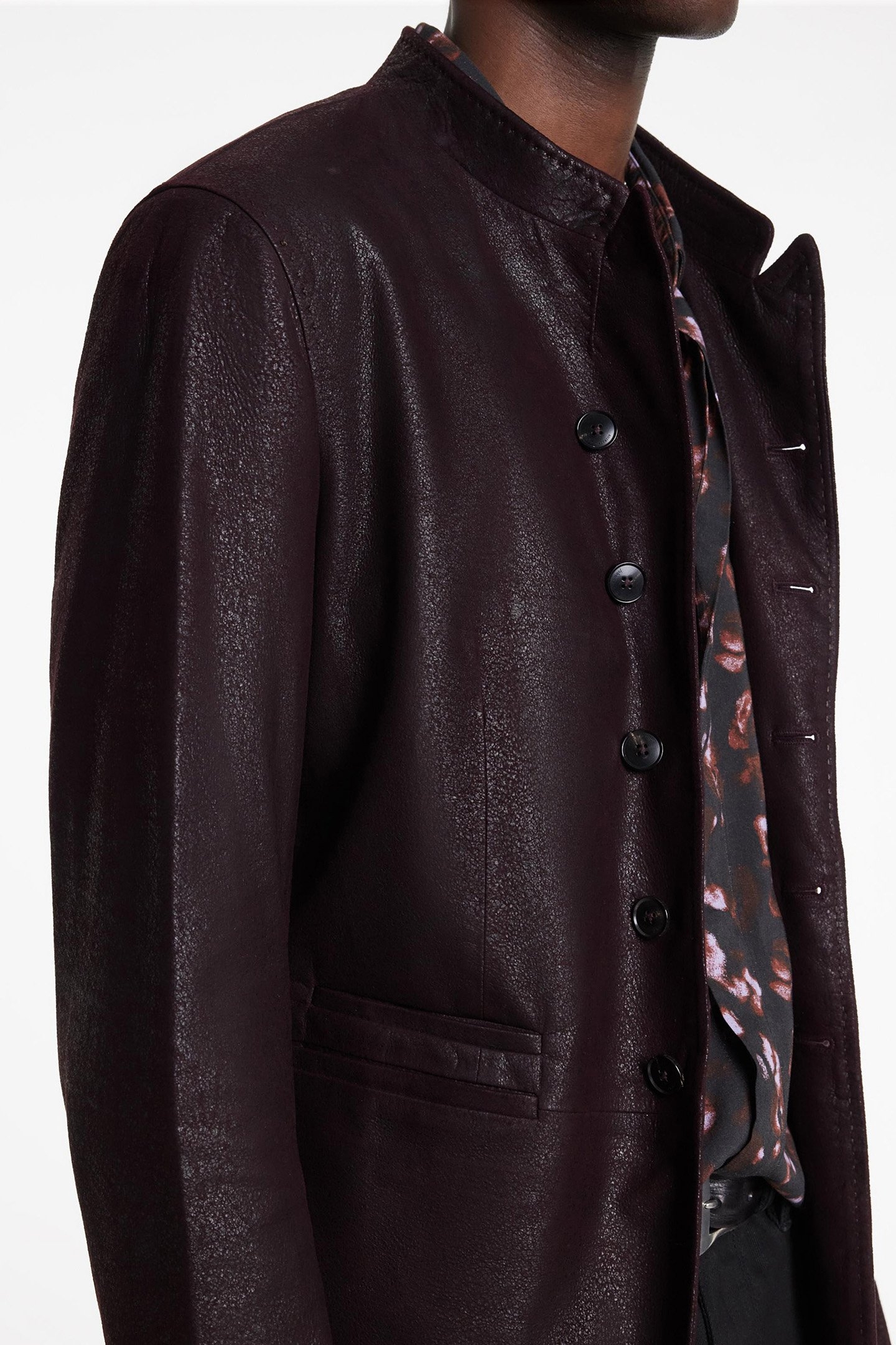 VARICK SLIM FIT JACKET DARK PLUM 3