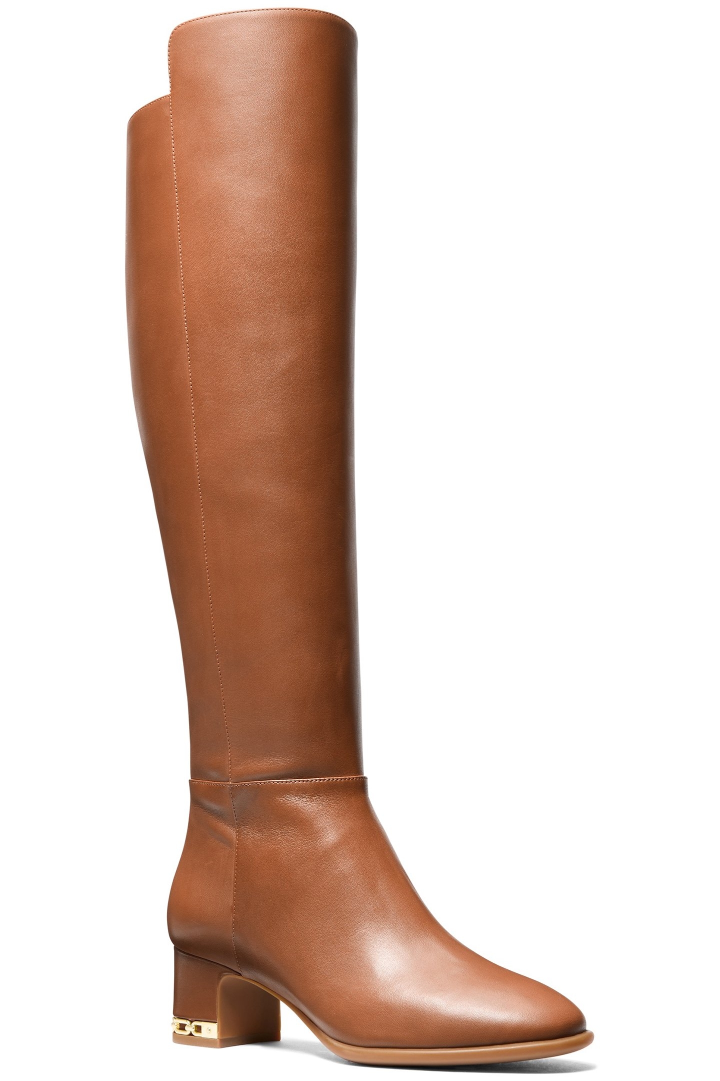 JUNE KNEE HIGH BOOT IN TAN LEATHER 2