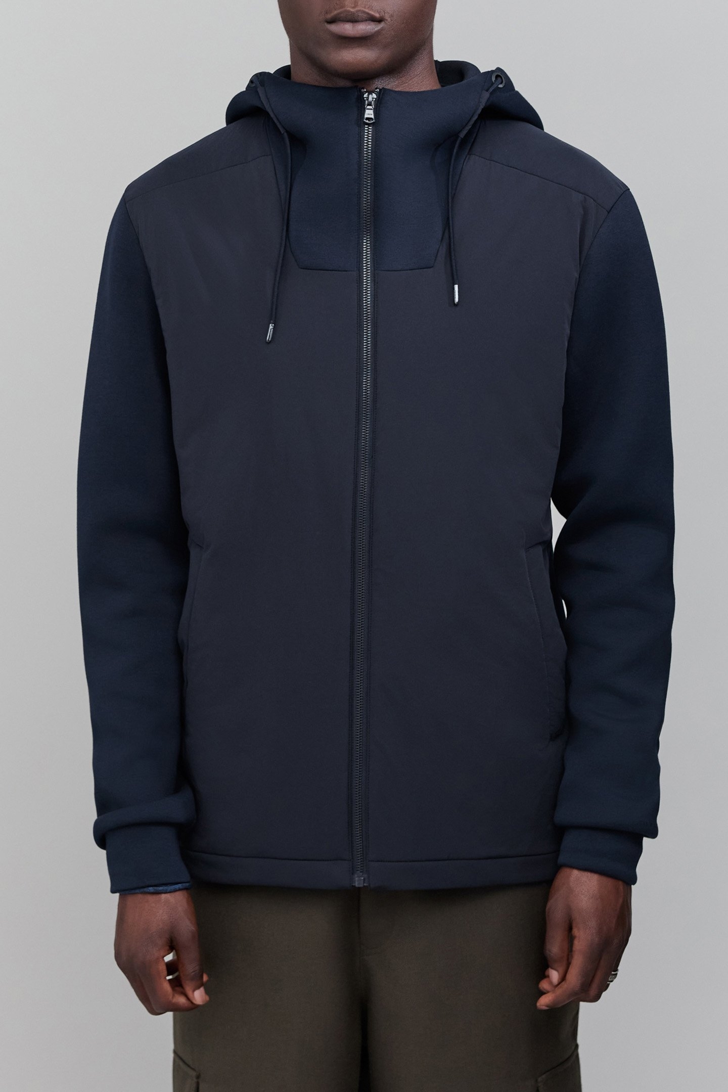 NAVY BI-MATERIAL UNDER-DOUDOUNE 1