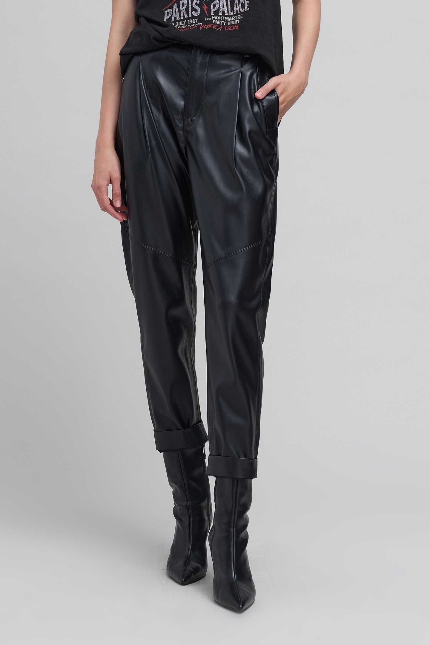 7/8TH BLACK ROCK CARROT PANTS 1