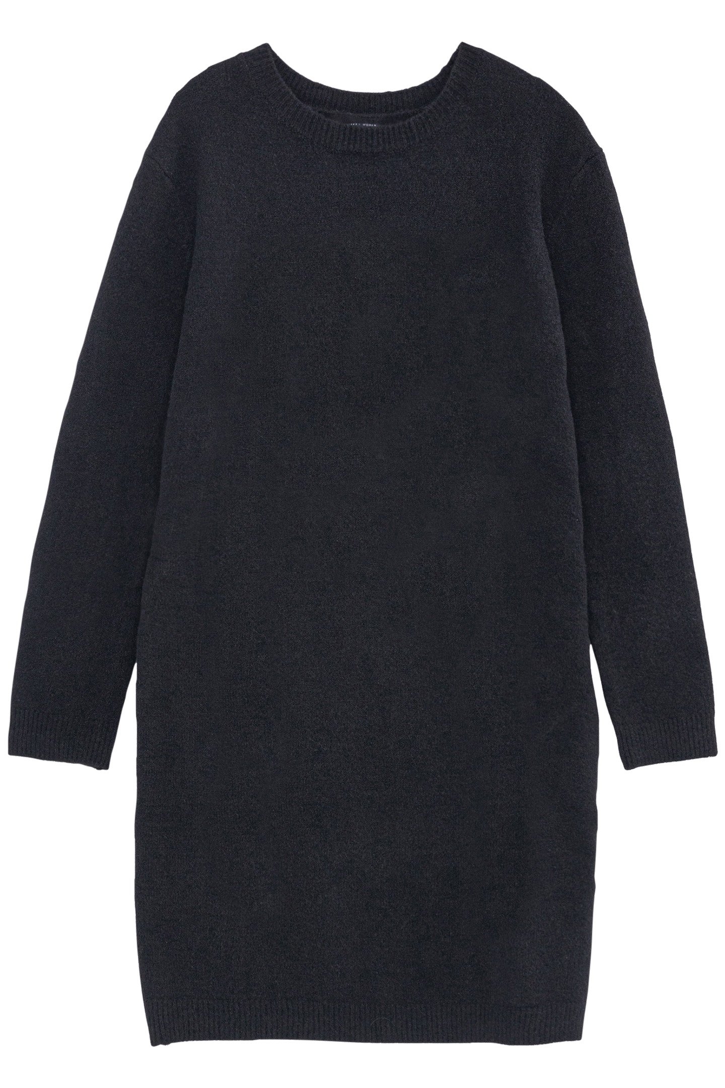 BLACK KNIT MAXI SWEATER DRESS WITH STUDS ON BACK 4