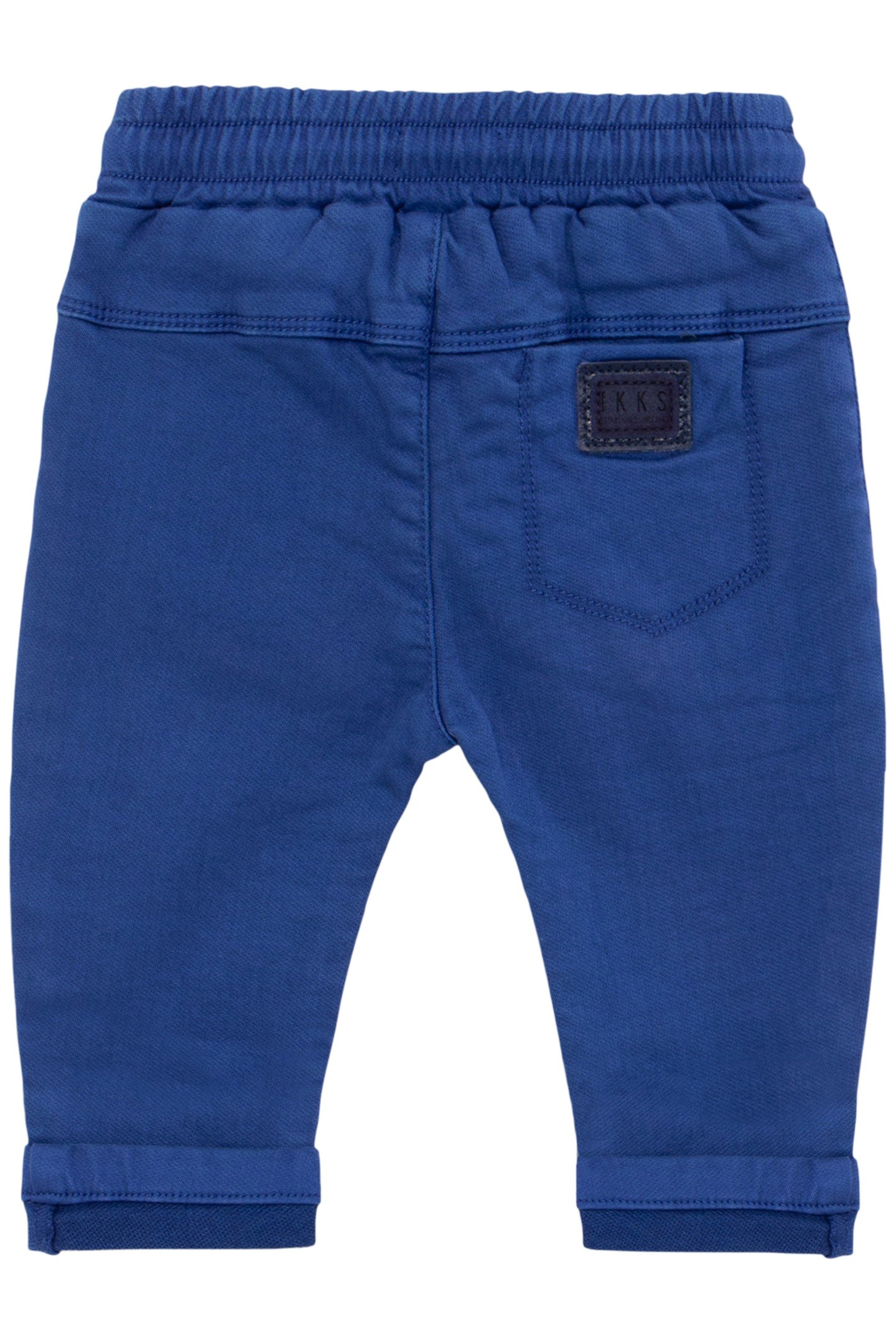 BABY BOY'S COMFORT BLUE ELASTICATED WAIST UPCYCLED JEANS 2