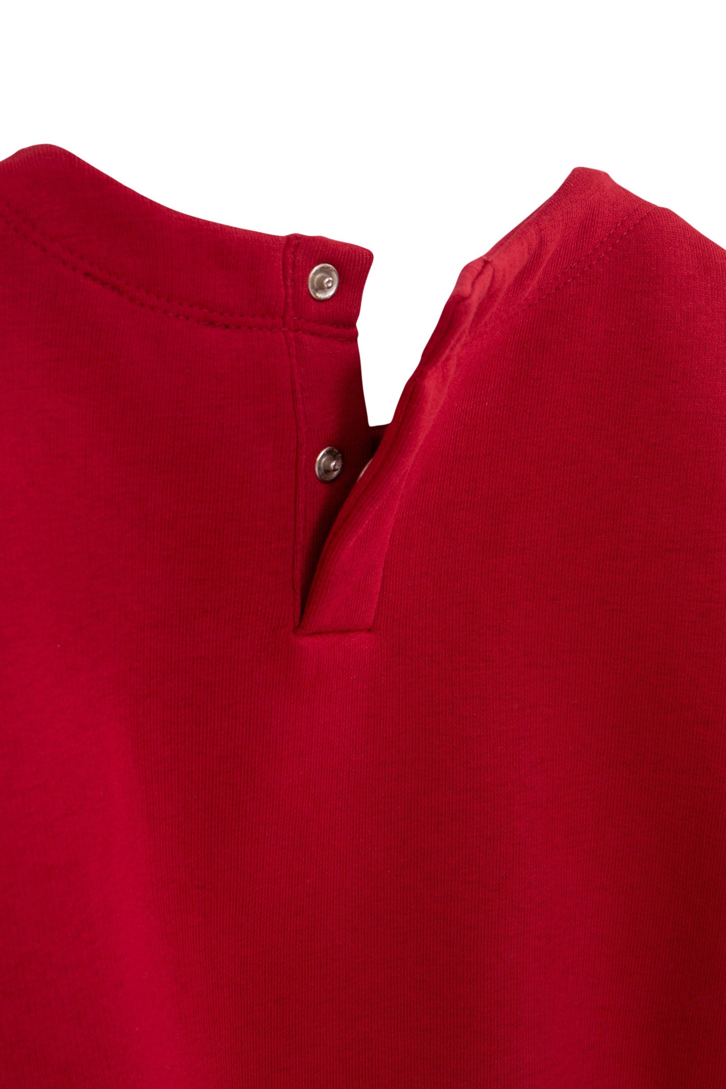 GIRL'S RED SEQUINED PRINT SWEATSHIRT WITH PLEATS 6