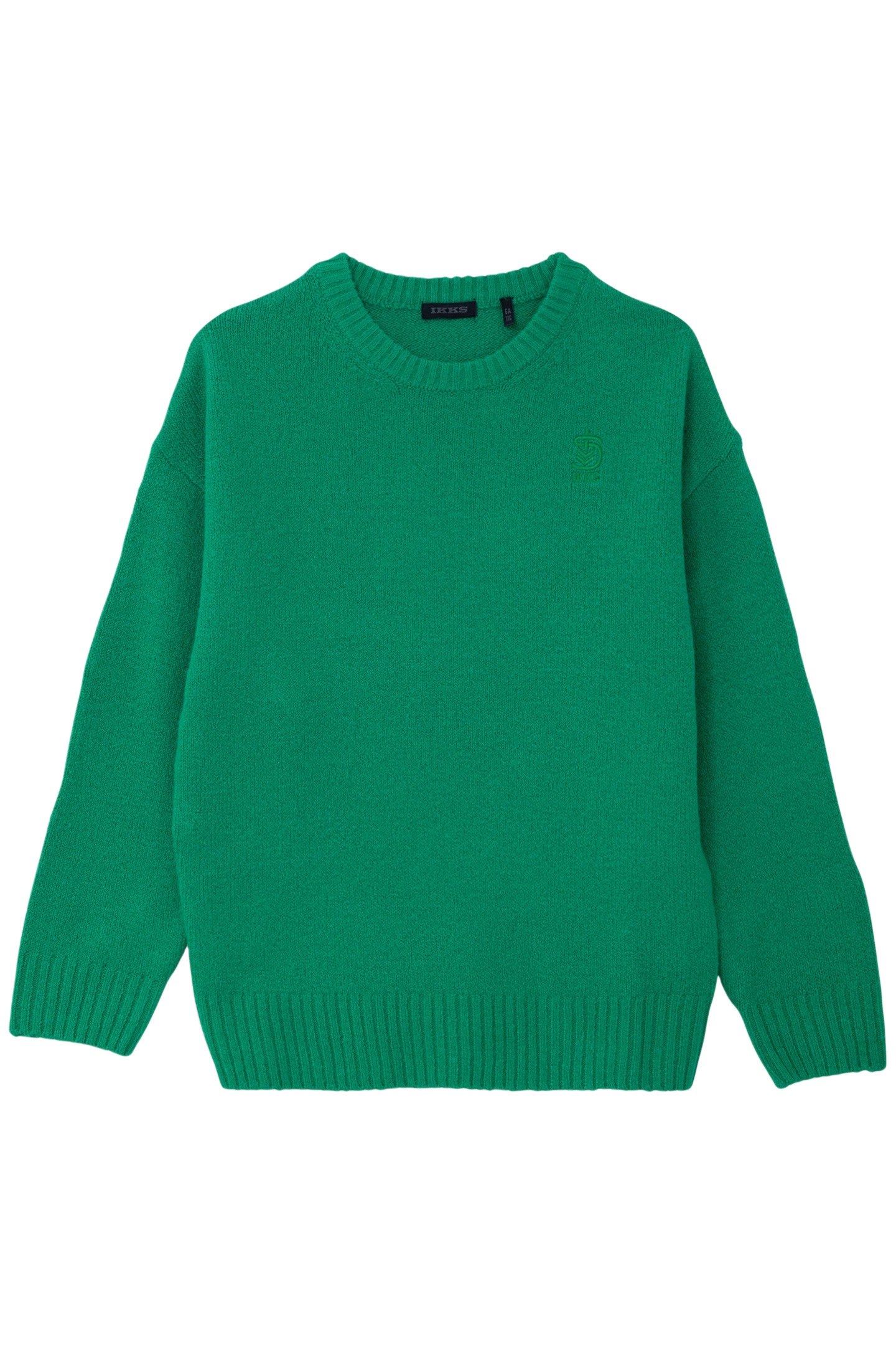 BOY'S GREEN FLUFFY KNIT SWEATER 1