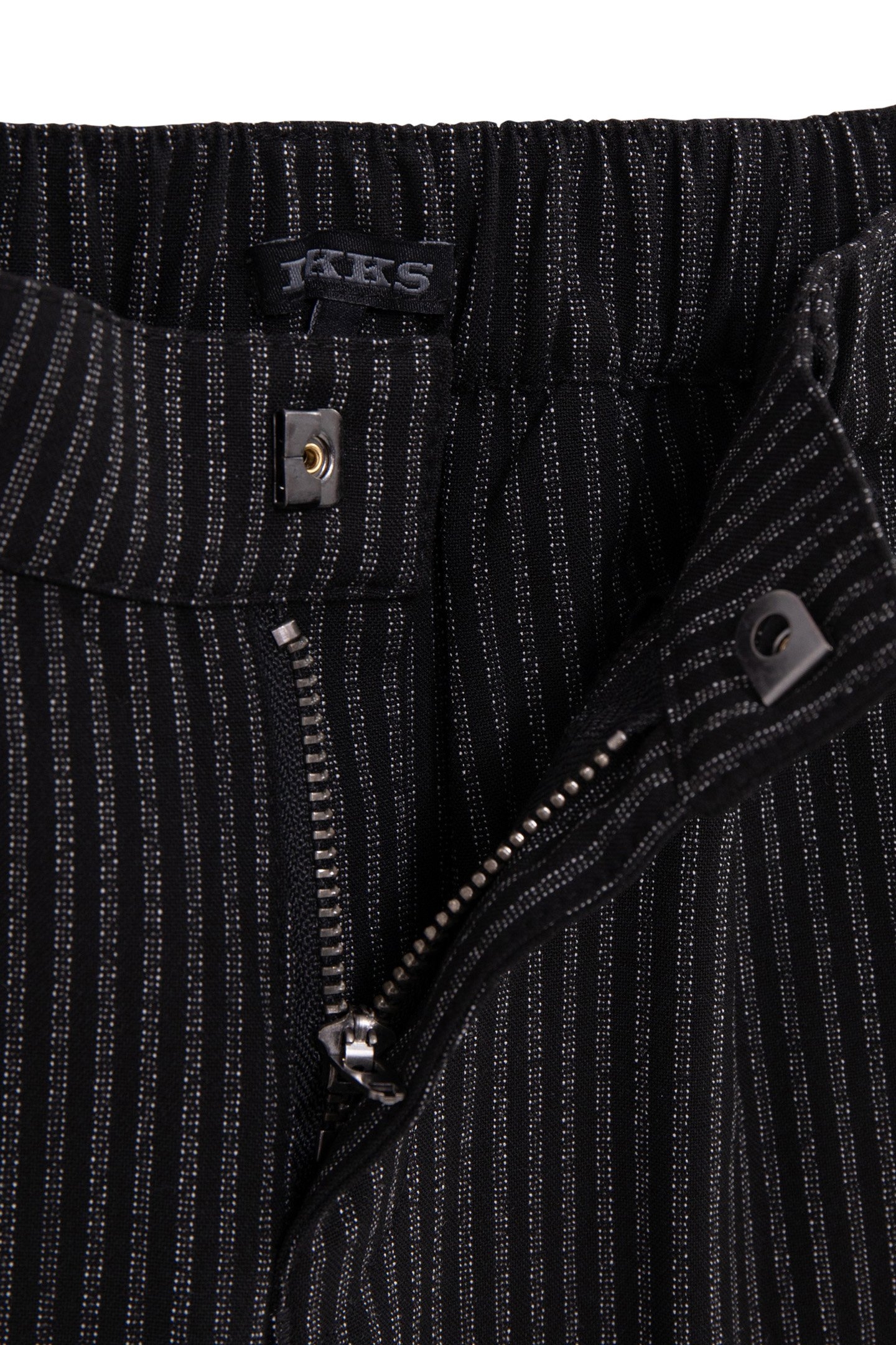 BOY'S BLACK PINSTRIPE PANTS 6