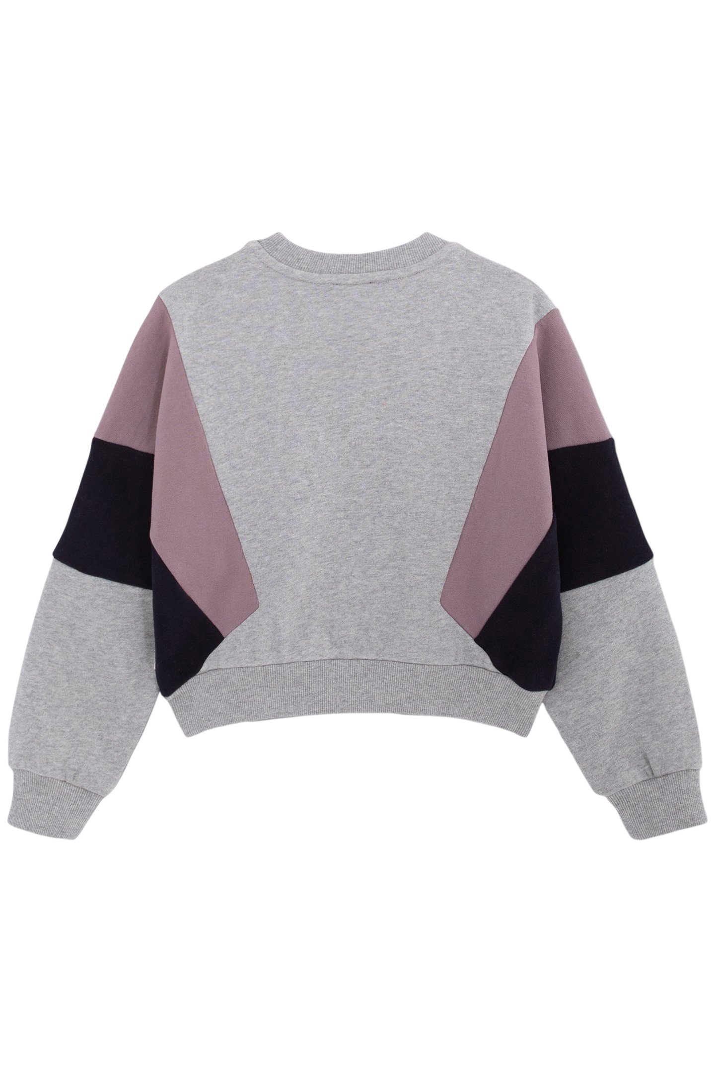 GIRL'S GREY HEART-PLANET MAXI SWEATSHIRT 2